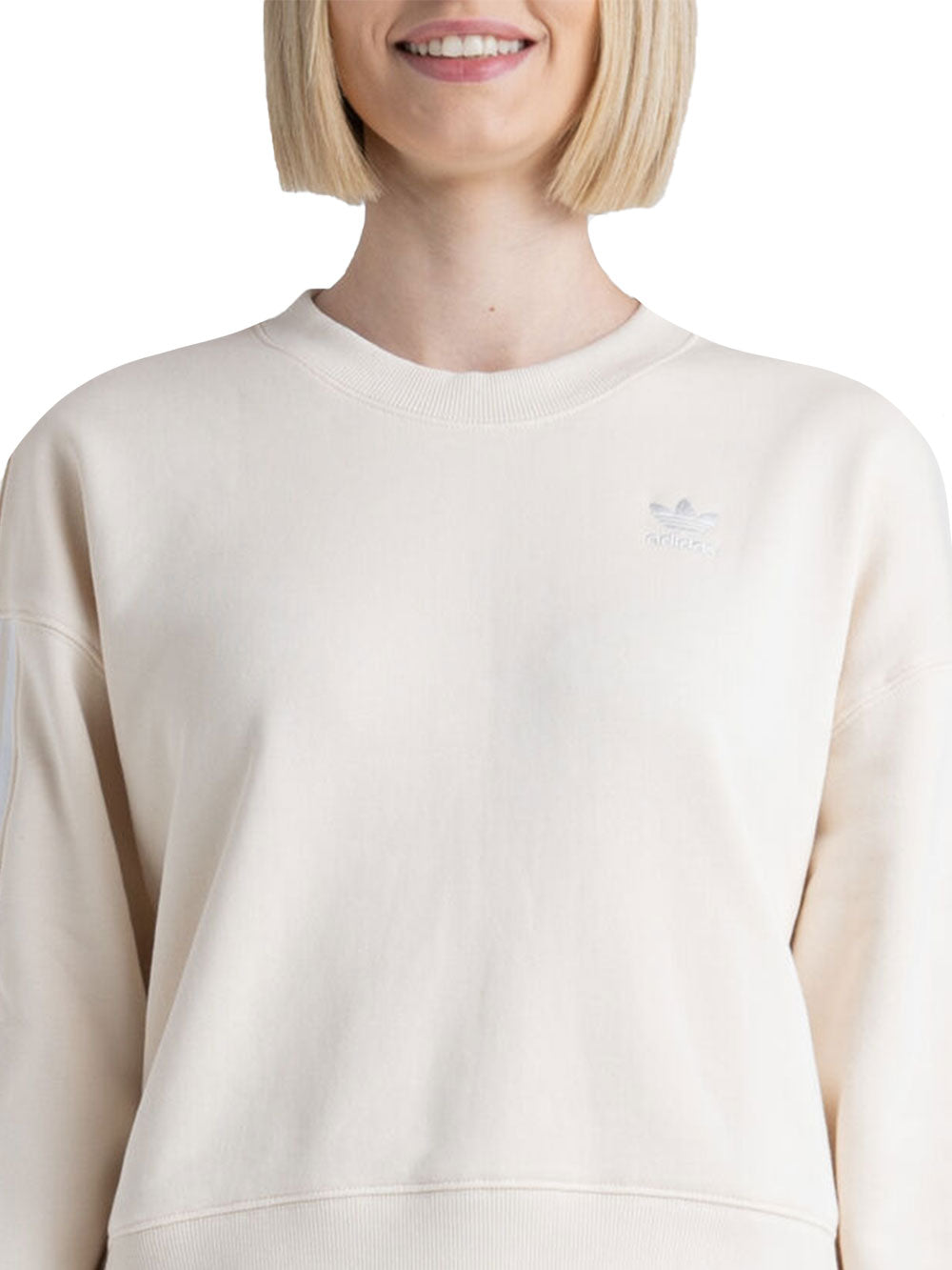 Maglione ADIDAS Donna SWEATSHIRT Beige