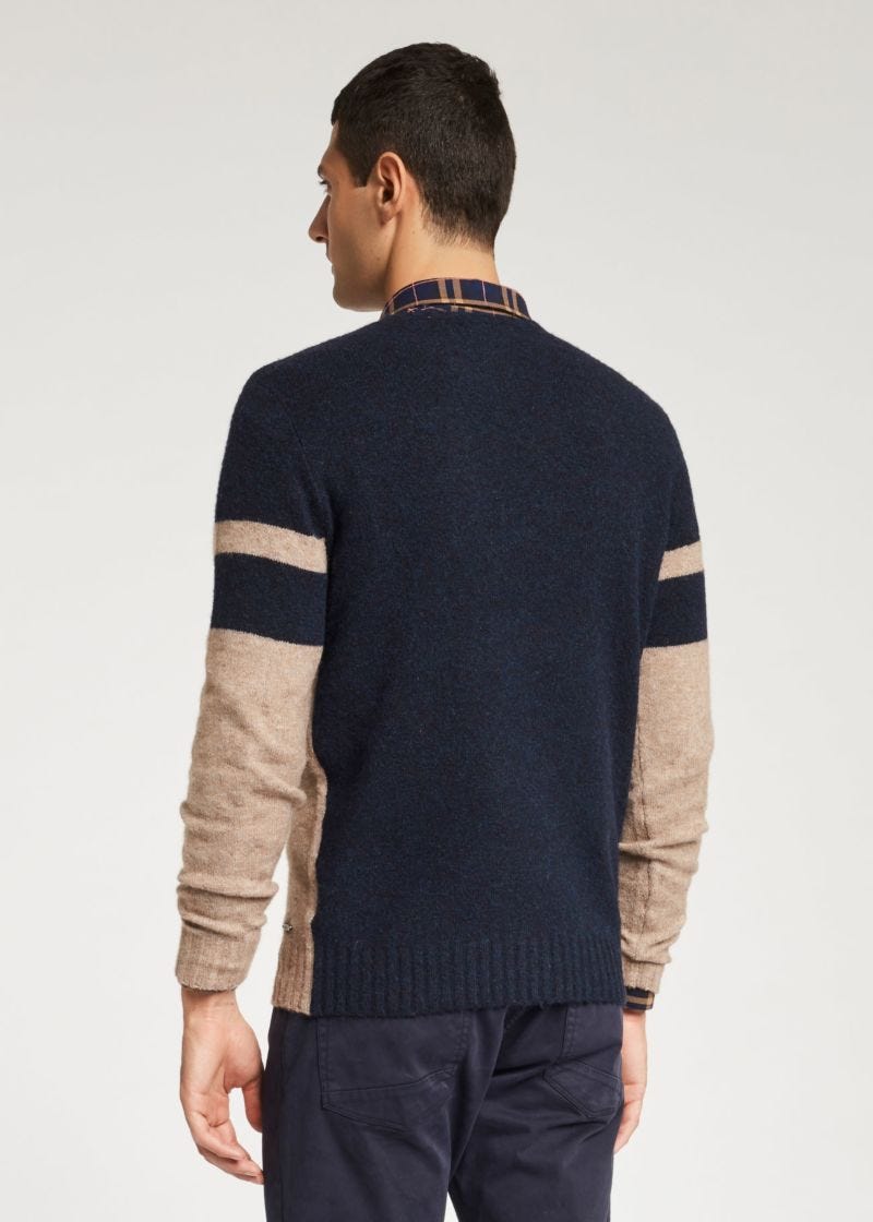 Maglione con motivo chevron