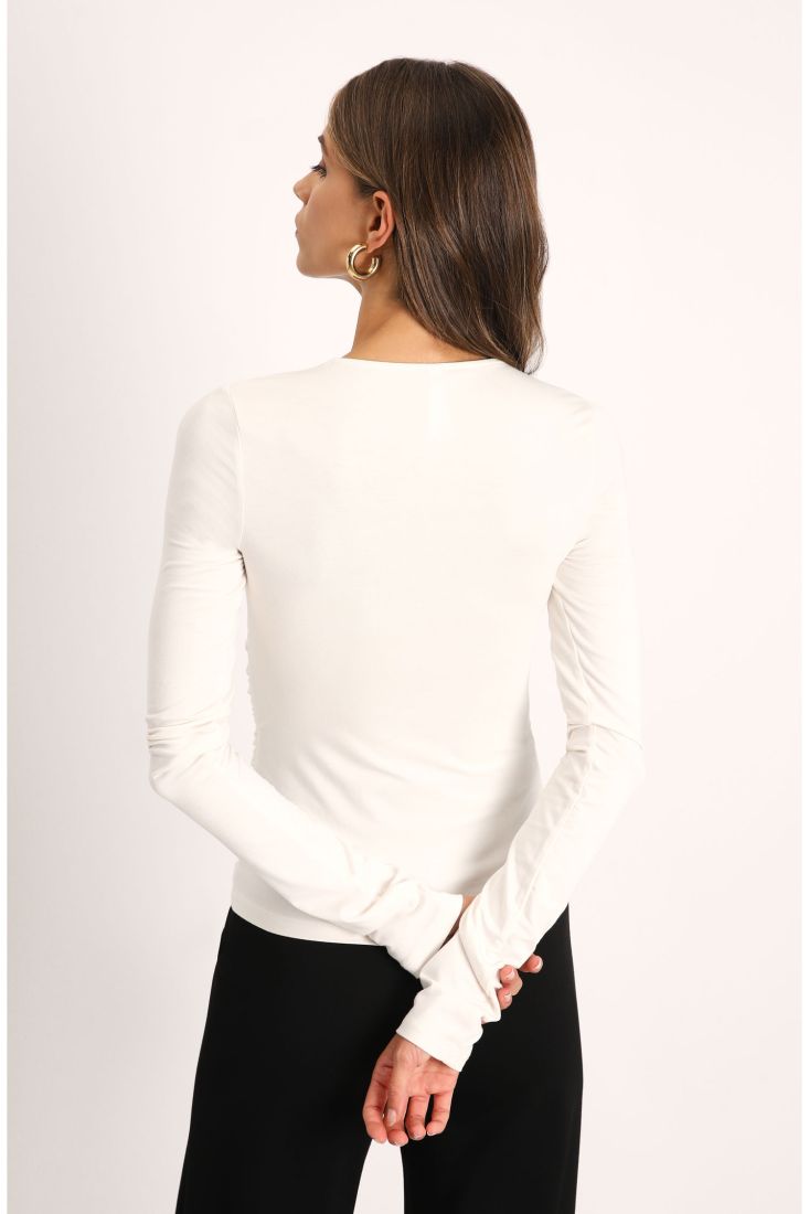 Maglione con volant
