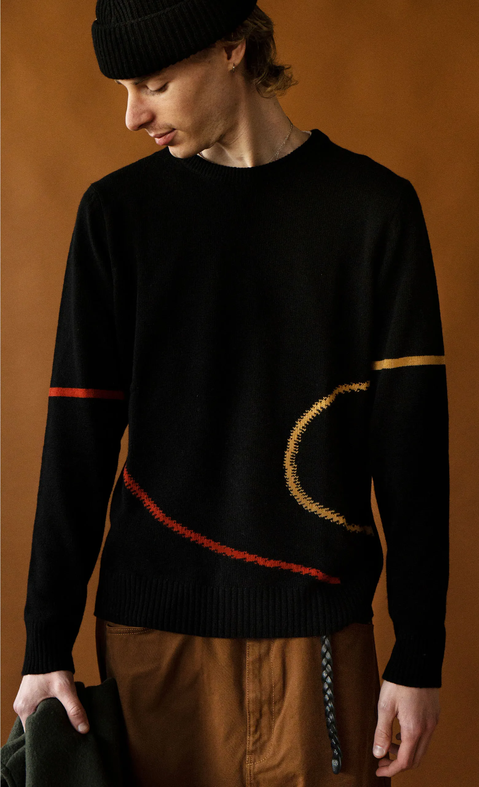 Maglione Dustin – Black Waves