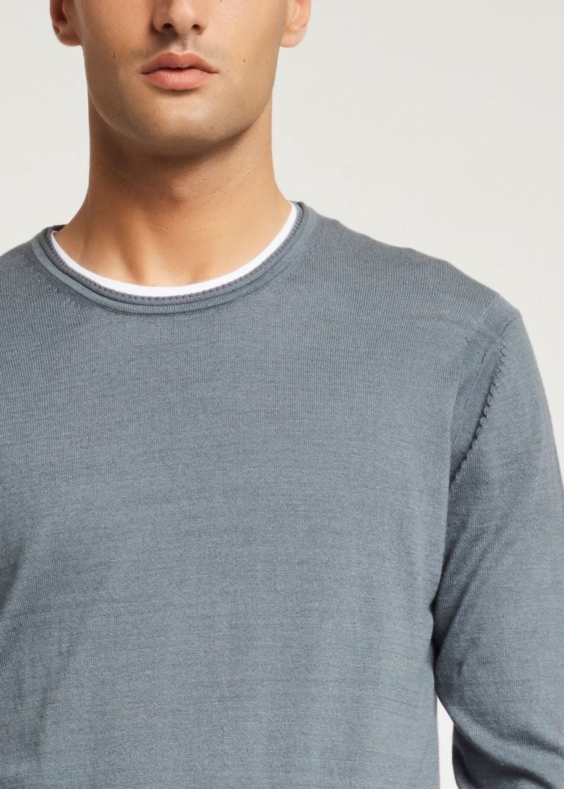 Maglione in cotone e cachemire
