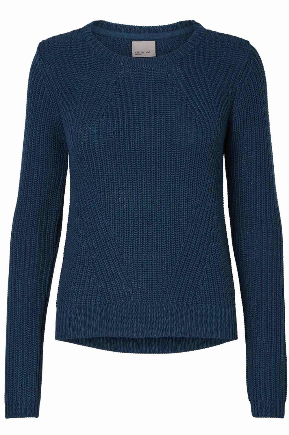 Maglione verde con trama media