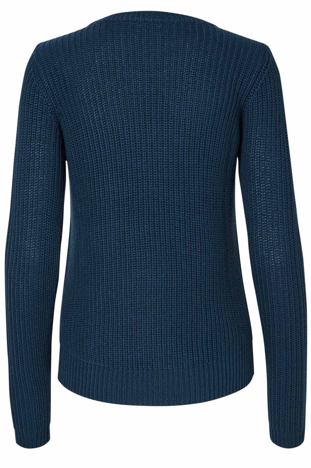 Maglione verde con trama media