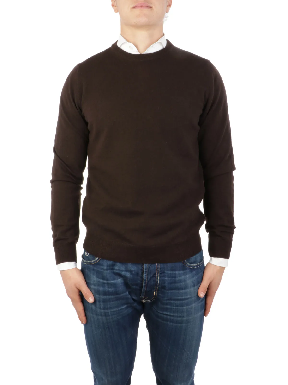 MALO ---------- Girocollo Uomo in Cashmere Rasato ---------
