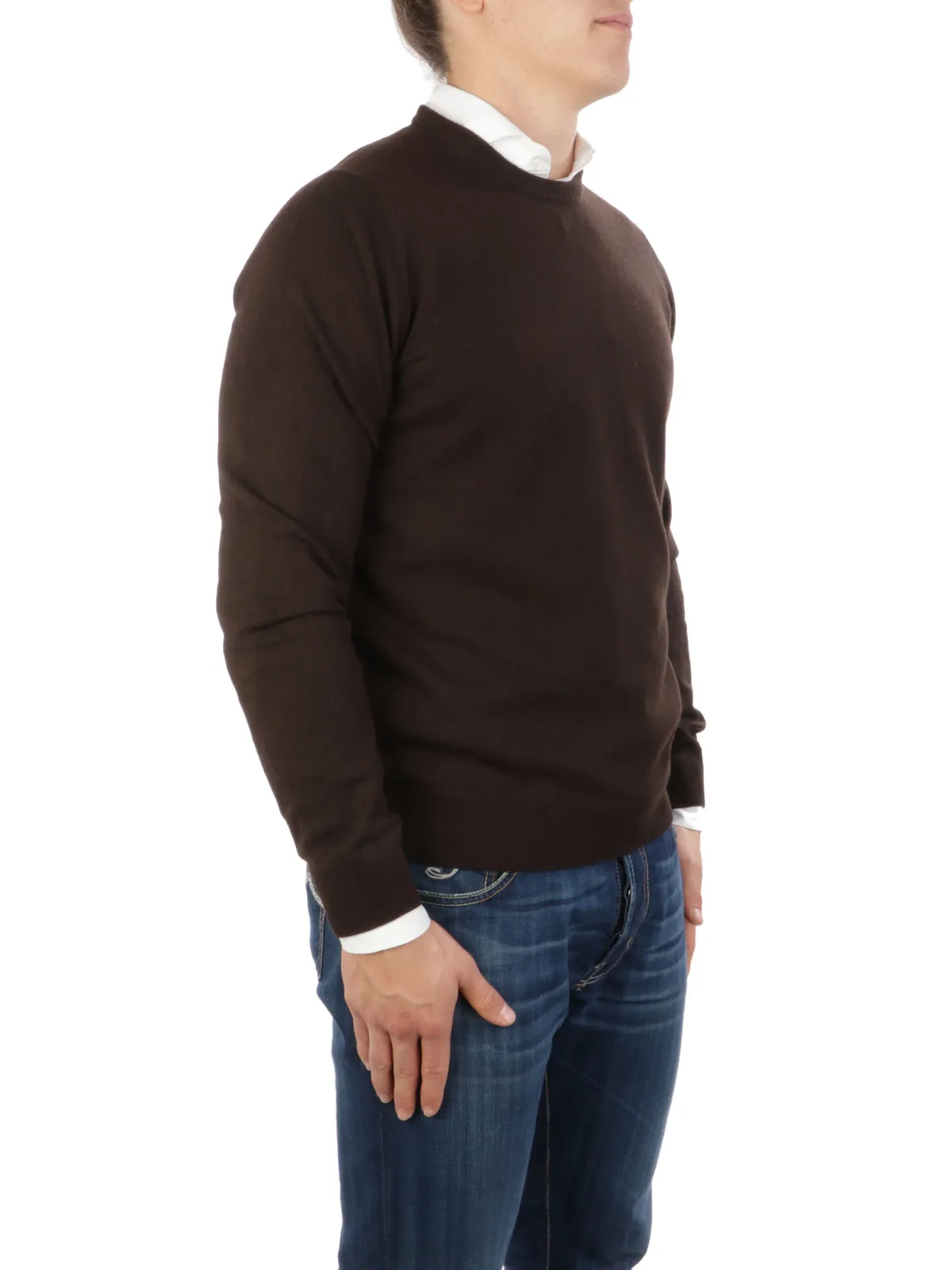 MALO ---------- Girocollo Uomo in Cashmere Rasato ---------