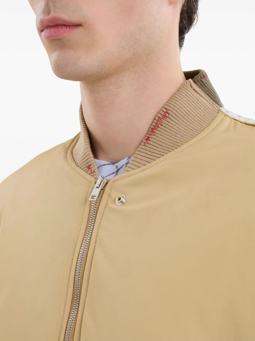 Marni-Bomber bicolore