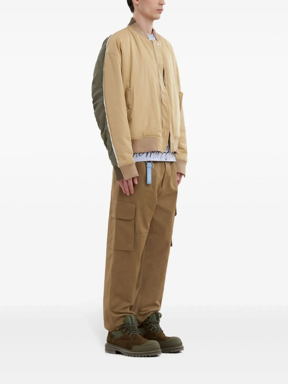 Marni-Bomber bicolore