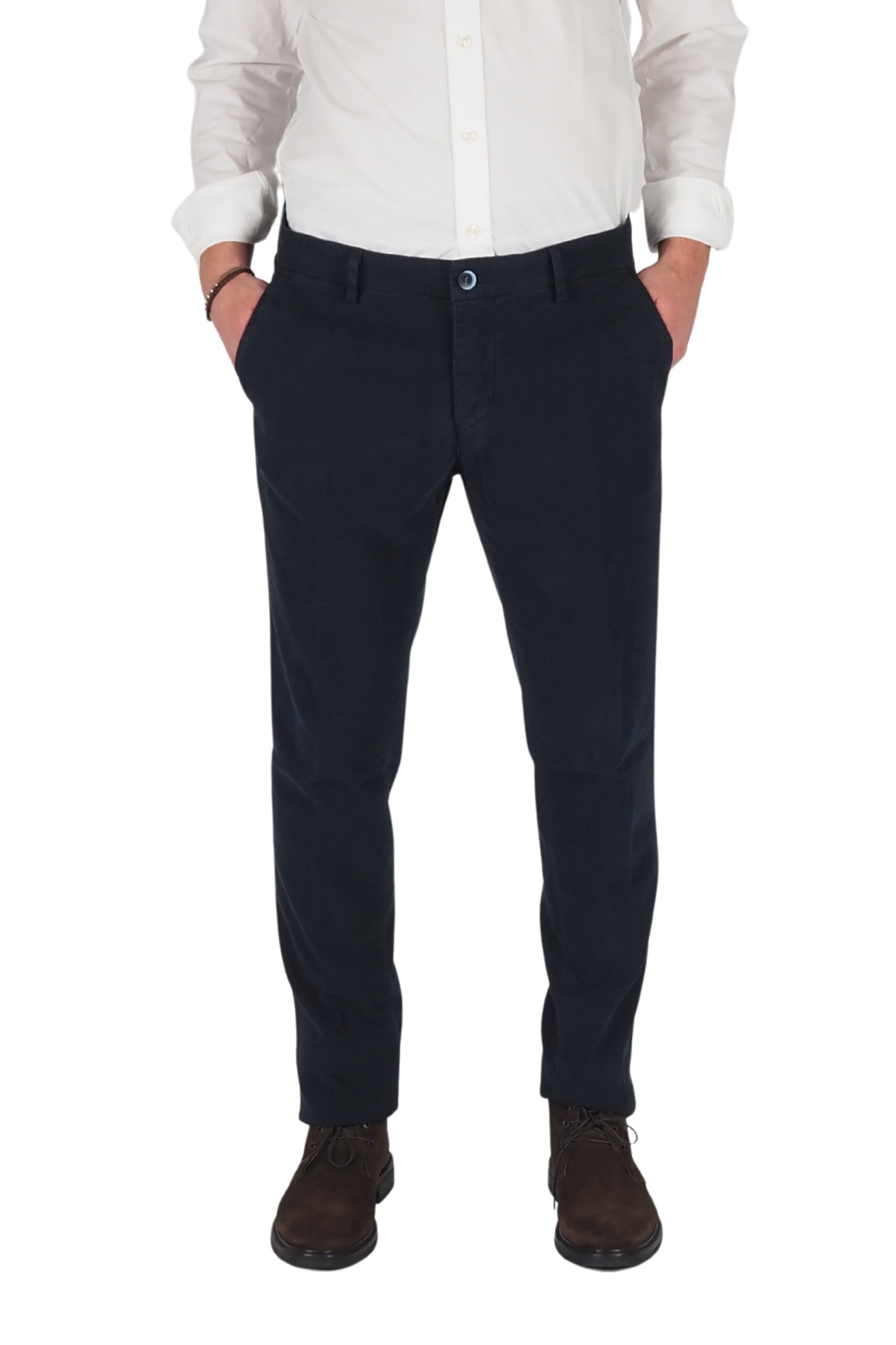 Mason’s pantaloni uomo blu stretch extra slim
