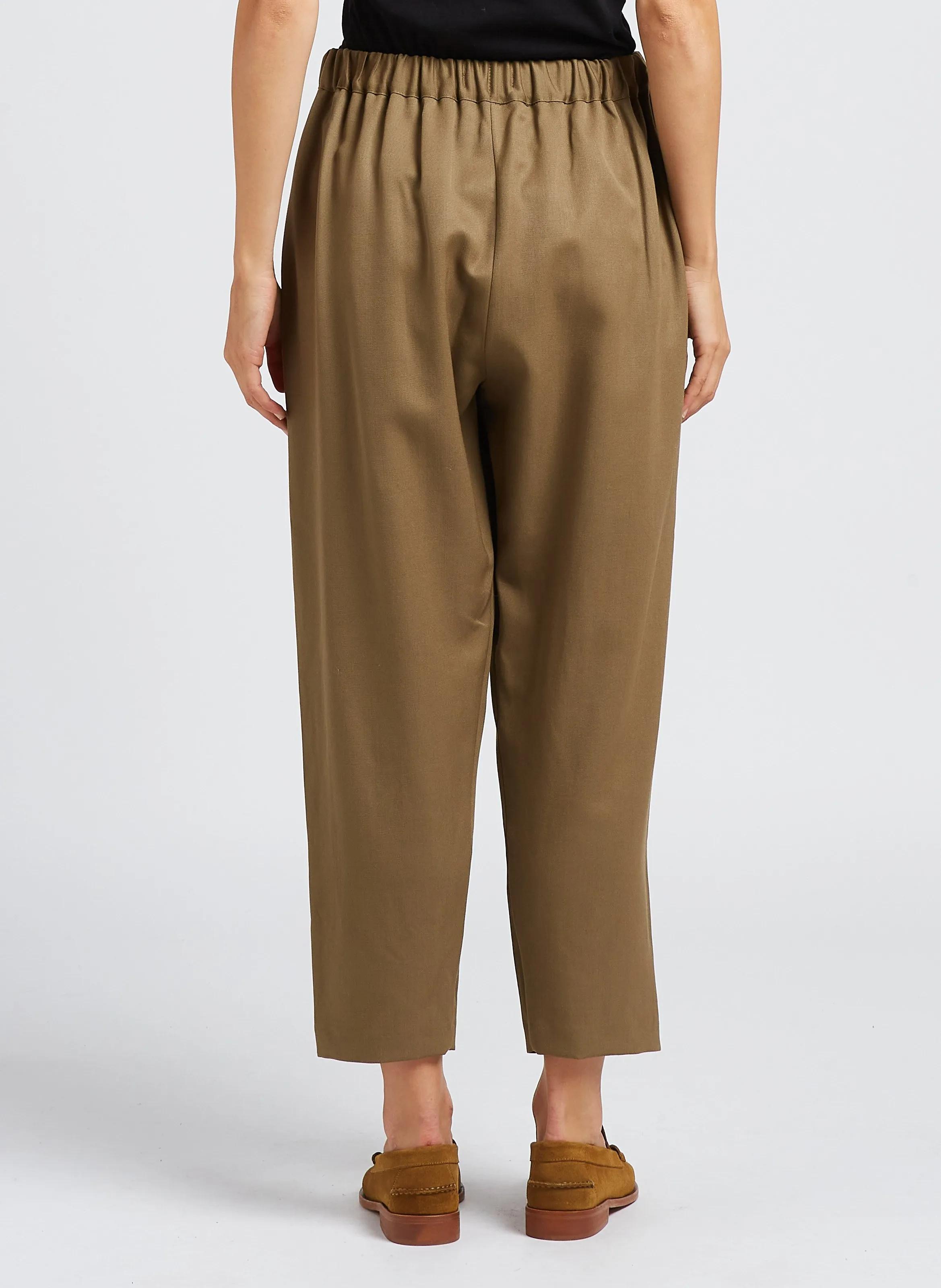  MASSCOB   CROS - Pantaloni dritti a vita alta in lana | Multicolore