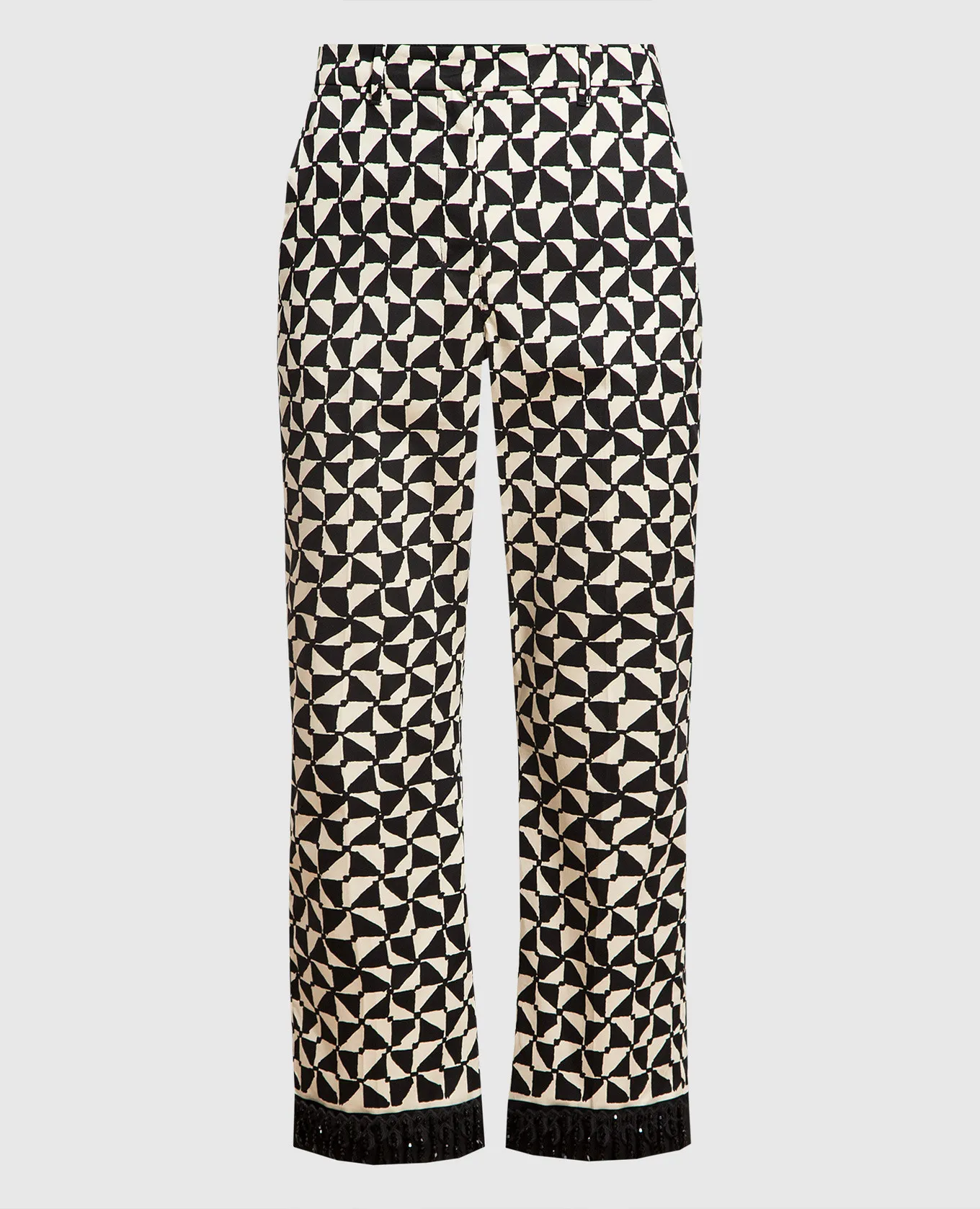 Max Mara Pantaloni con fantasia geometrica NEREO