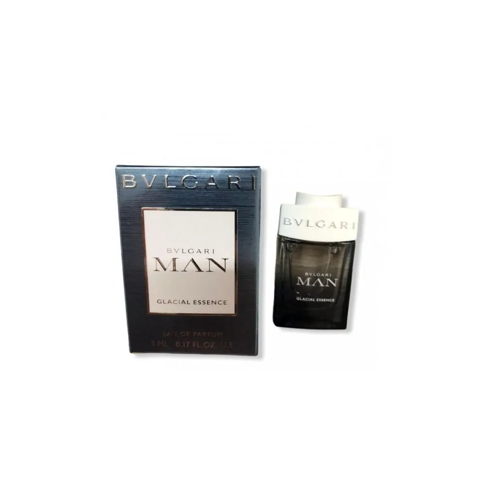 Mini Size Bulgari Man Glacial Essence Eau De Parfum 5 Ml