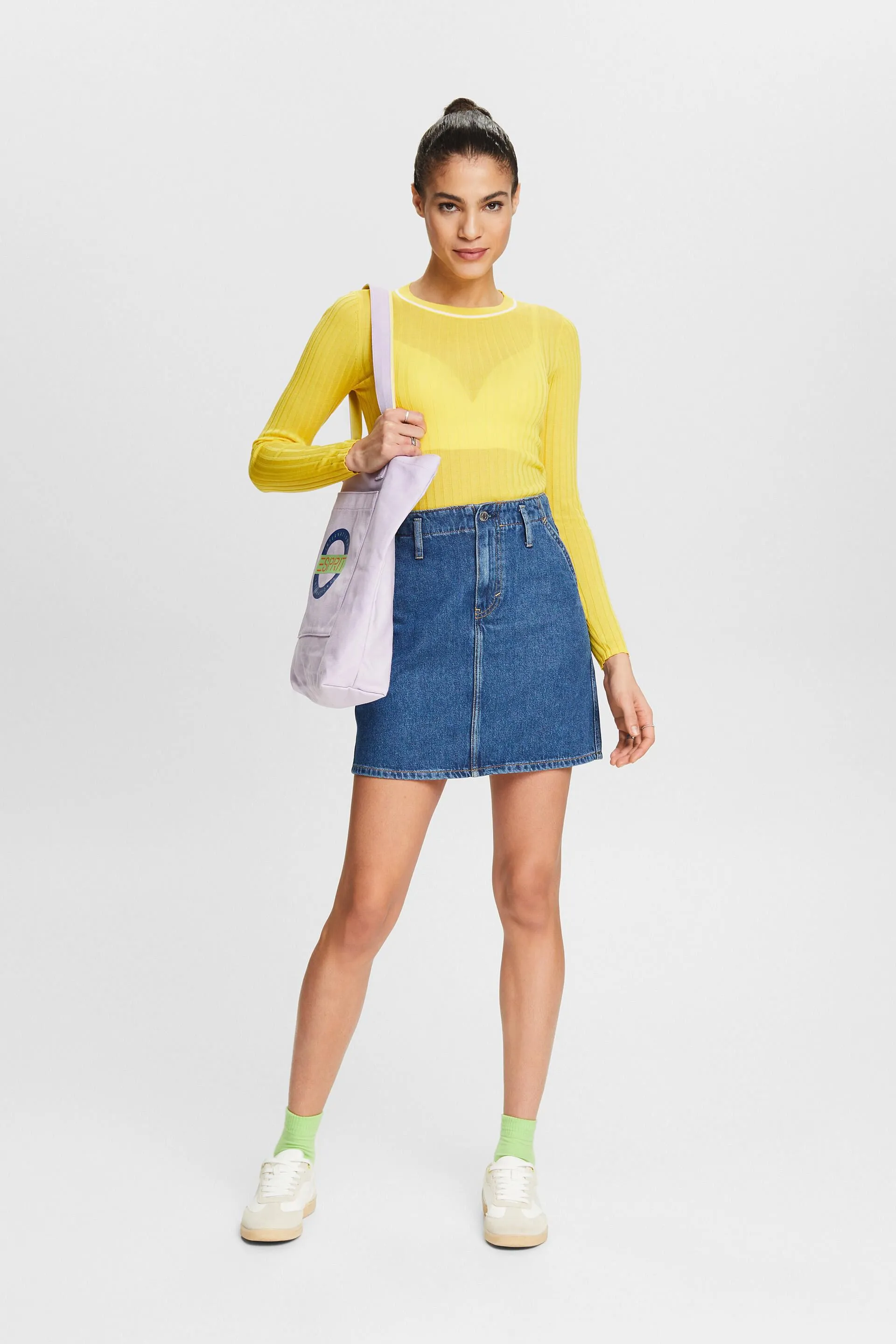 Minigonna in denim