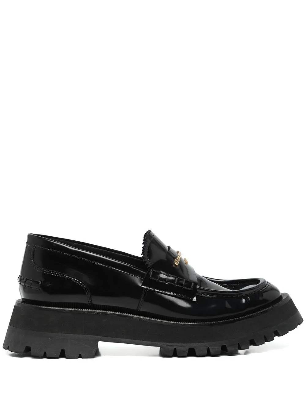 Mocassini Carter con logo in nero Alexander Wang - donna