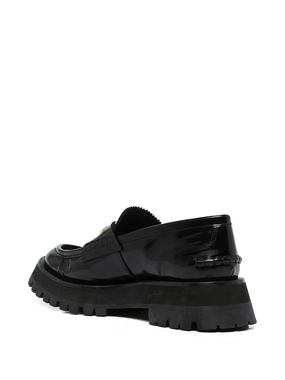 Mocassini Carter con logo in nero Alexander Wang - donna