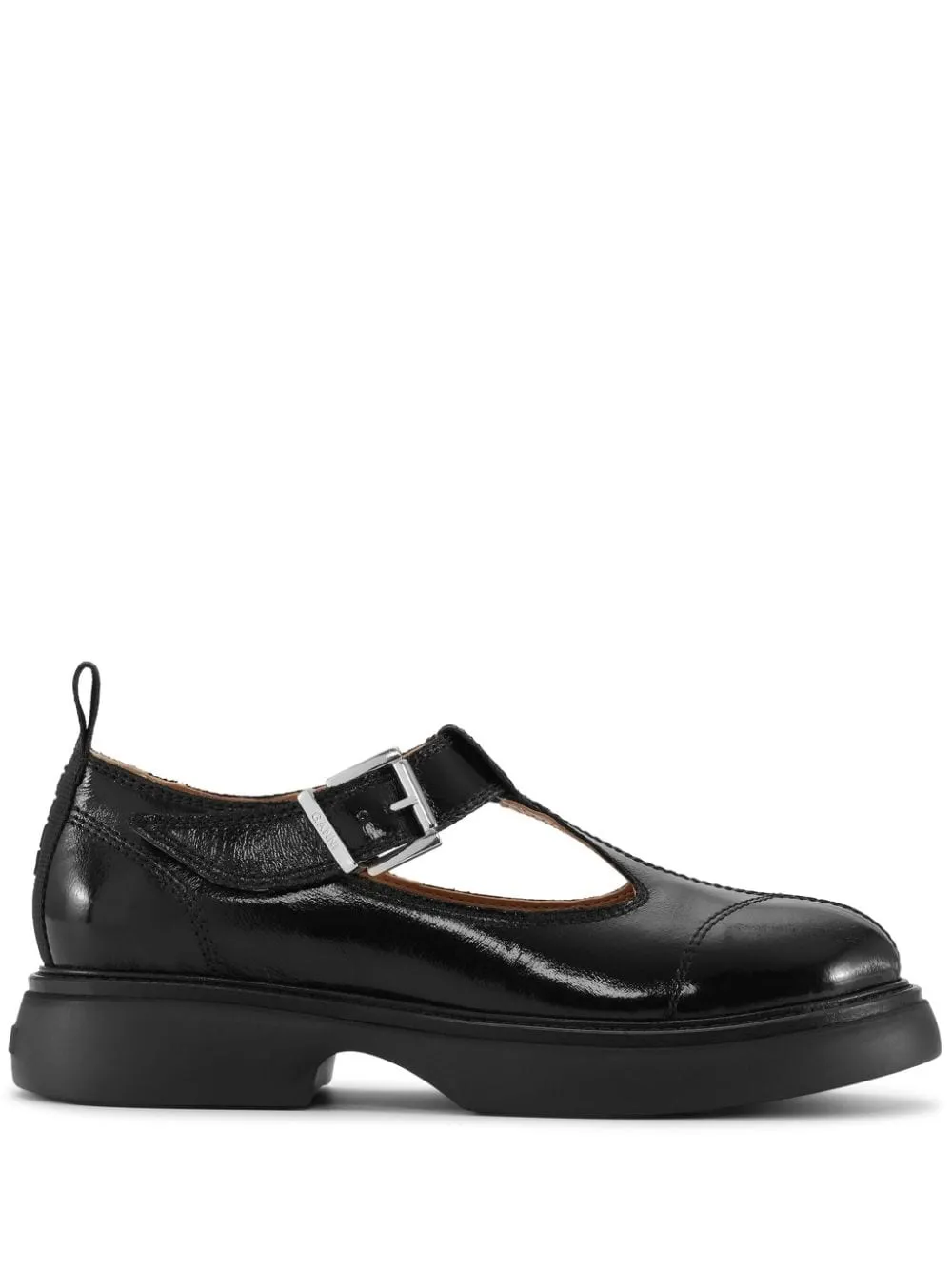 Mocassini con cut-out in nero - donna