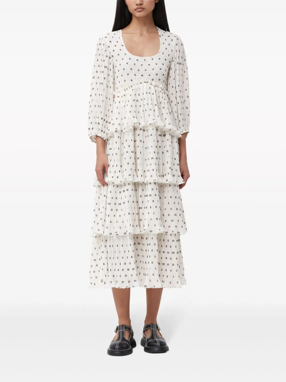 Mocassini con cut-out in nero - donna