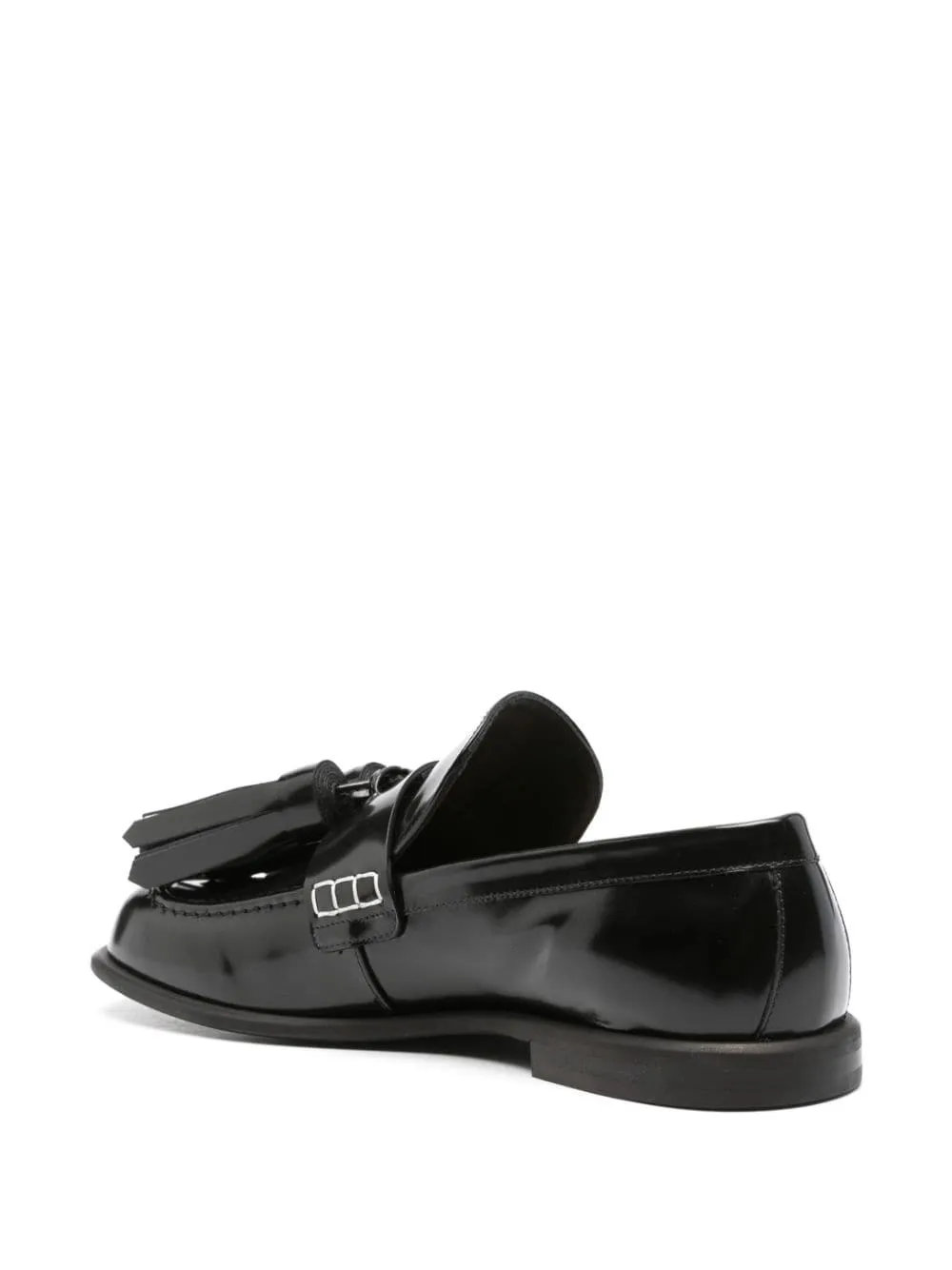 Mocassini con nappe in nero di JW Anderson - donna