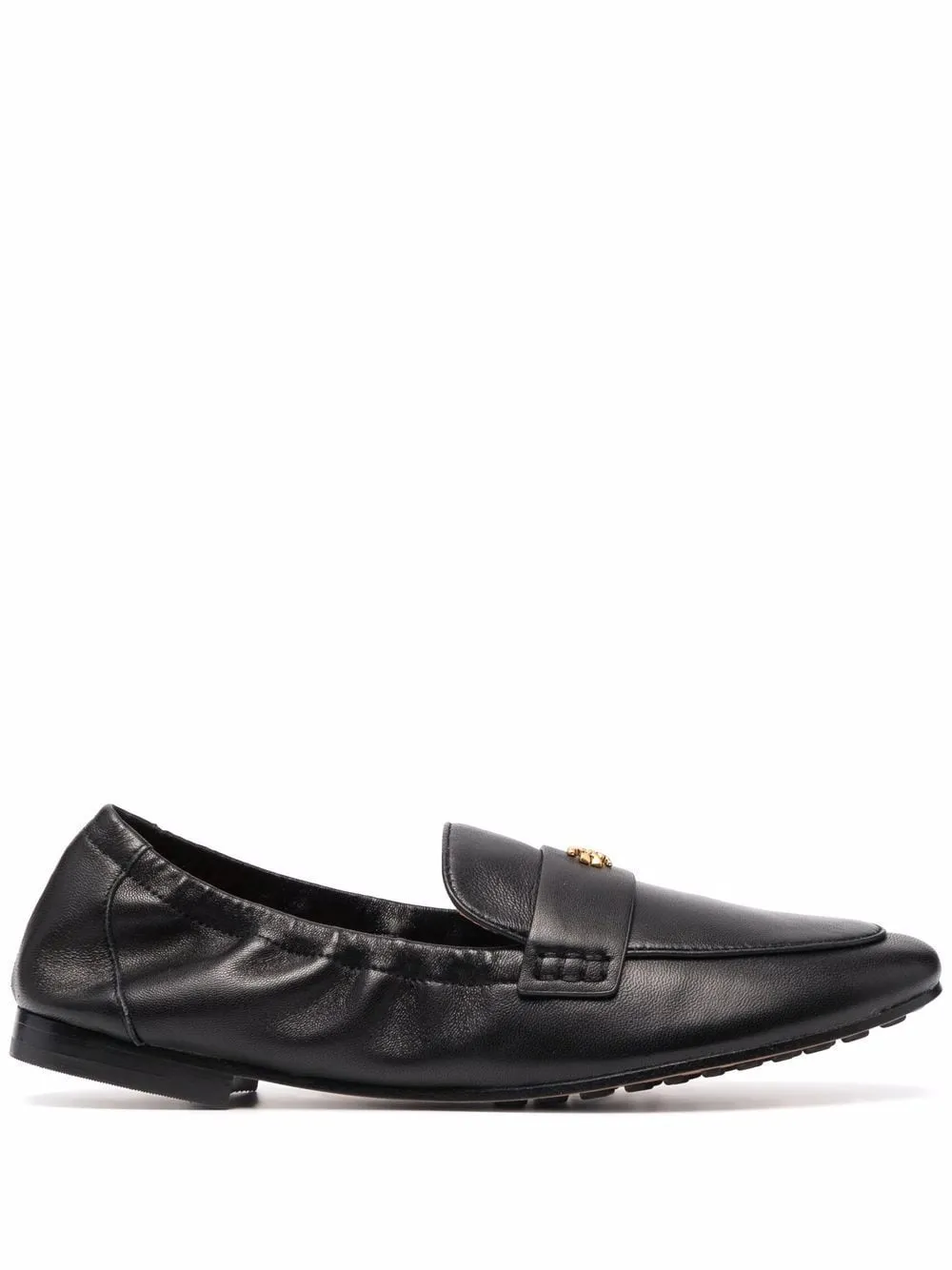 Mocassini con placca logo in nero -  TORY BURCH - donna