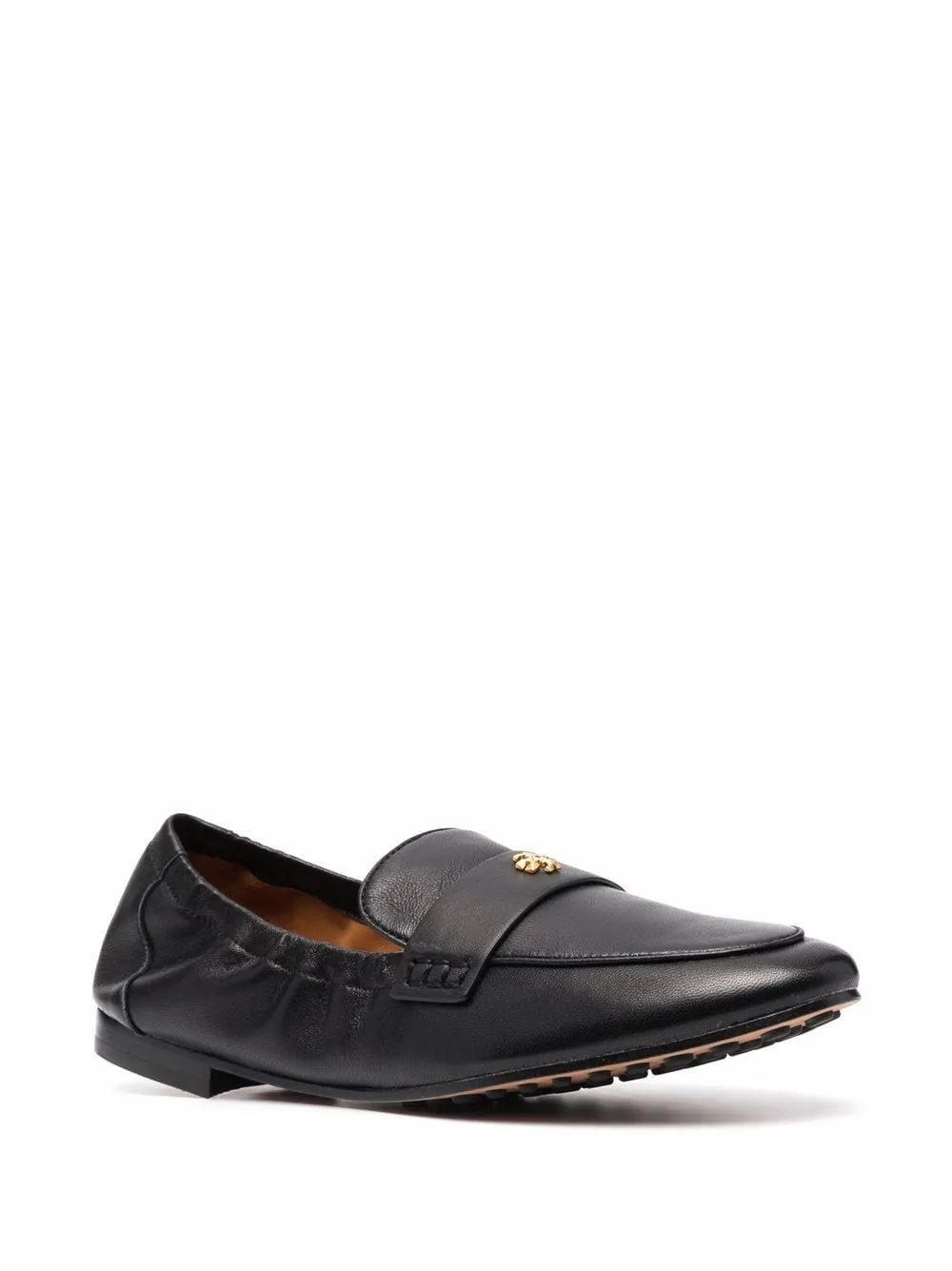Mocassini con placca logo in nero -  TORY BURCH - donna