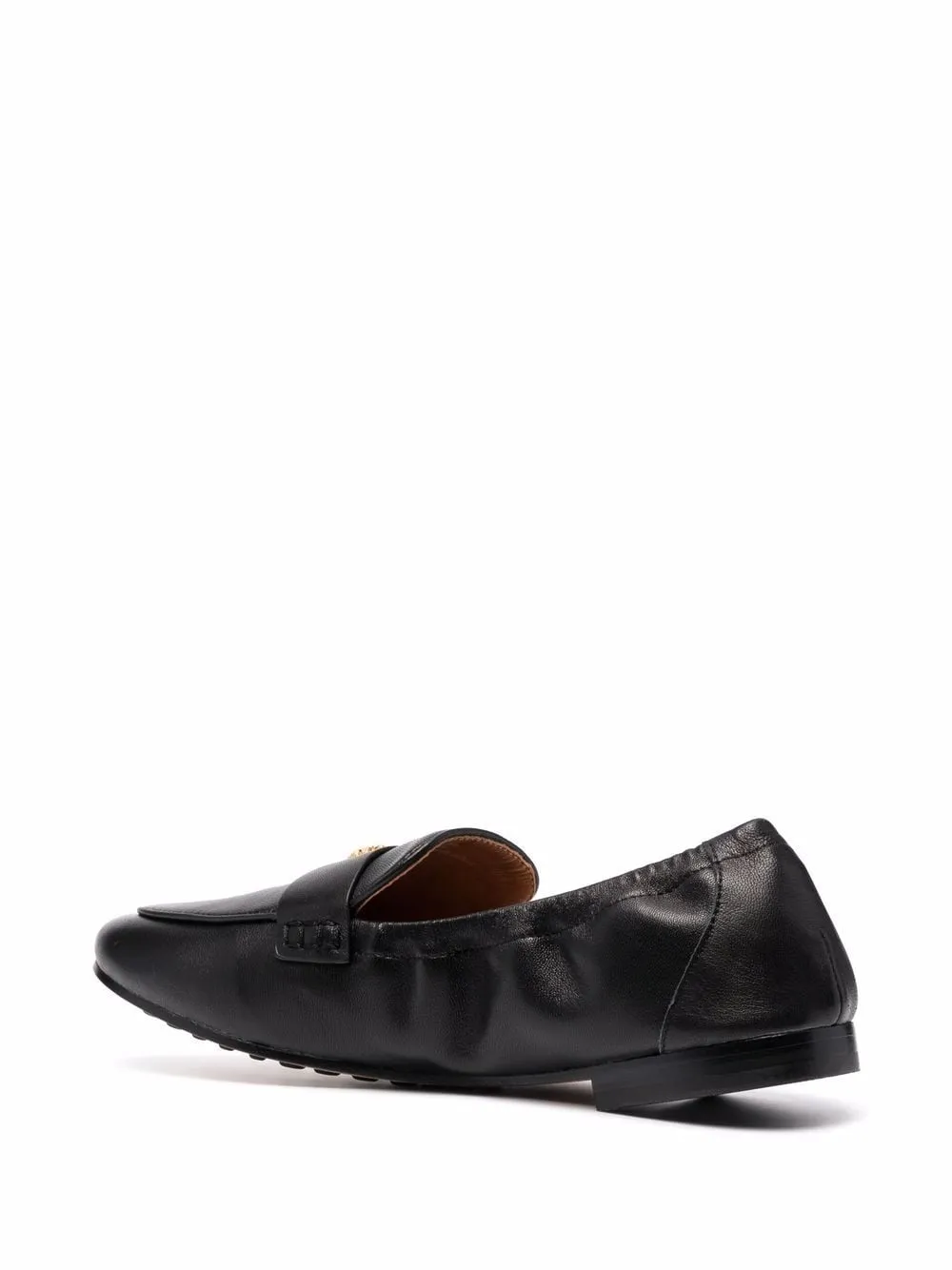 Mocassini con placca logo in nero -  TORY BURCH - donna