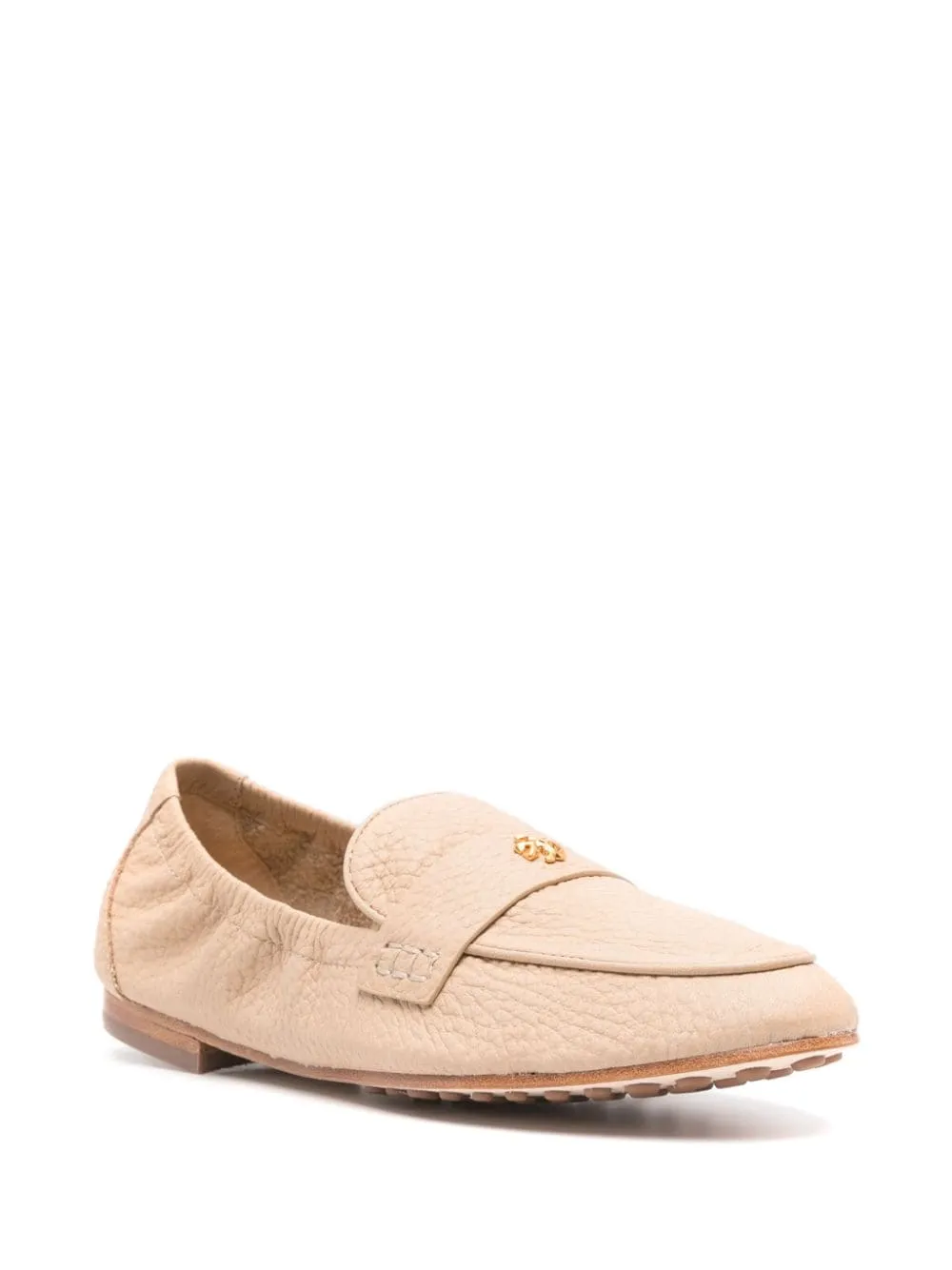 Mocassini Double T in beige Tory Burch - donna