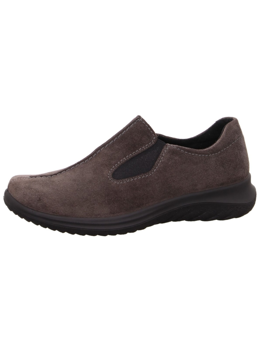 Mocassini grigi da donna con Goretex