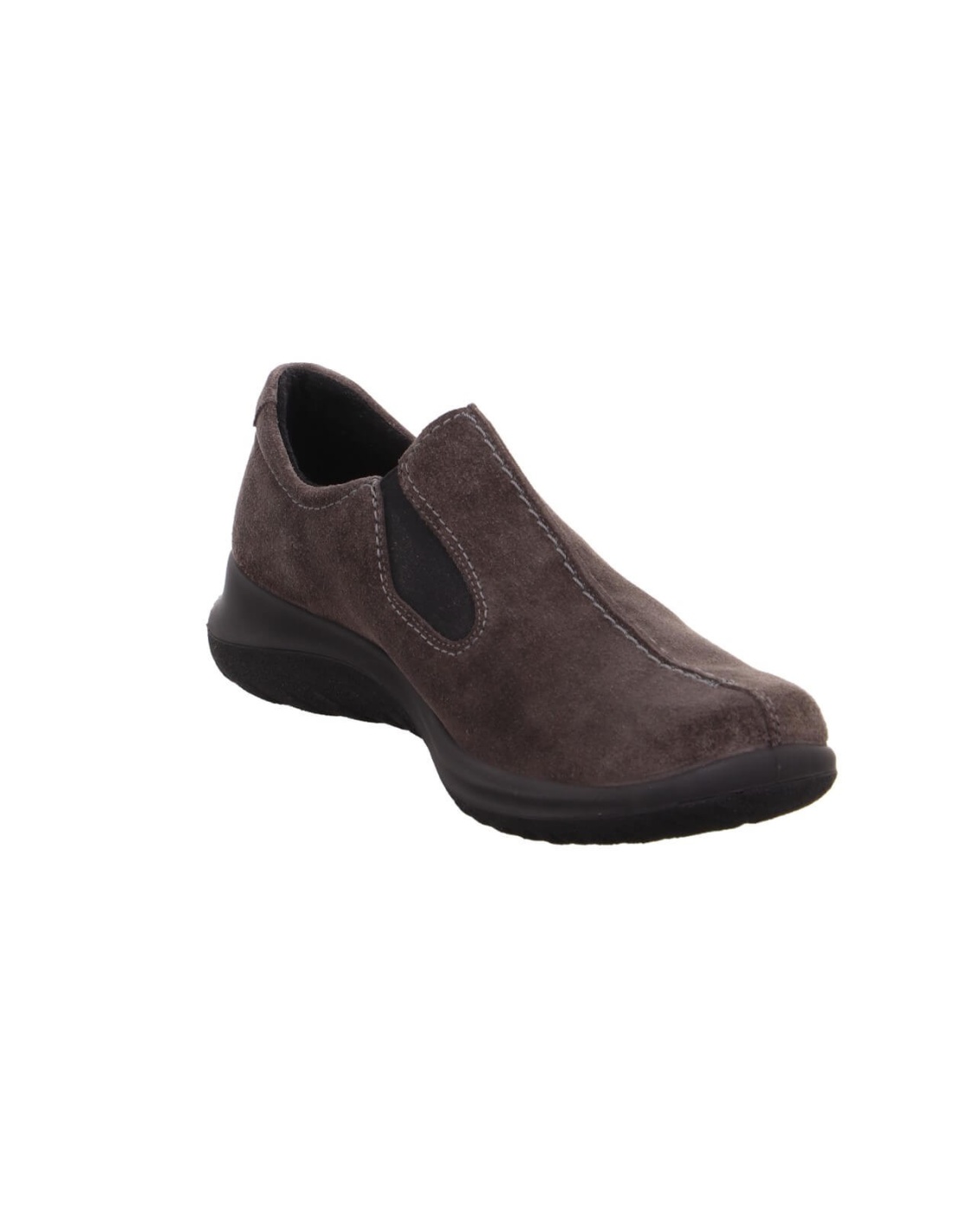 Mocassini grigi da donna con Goretex