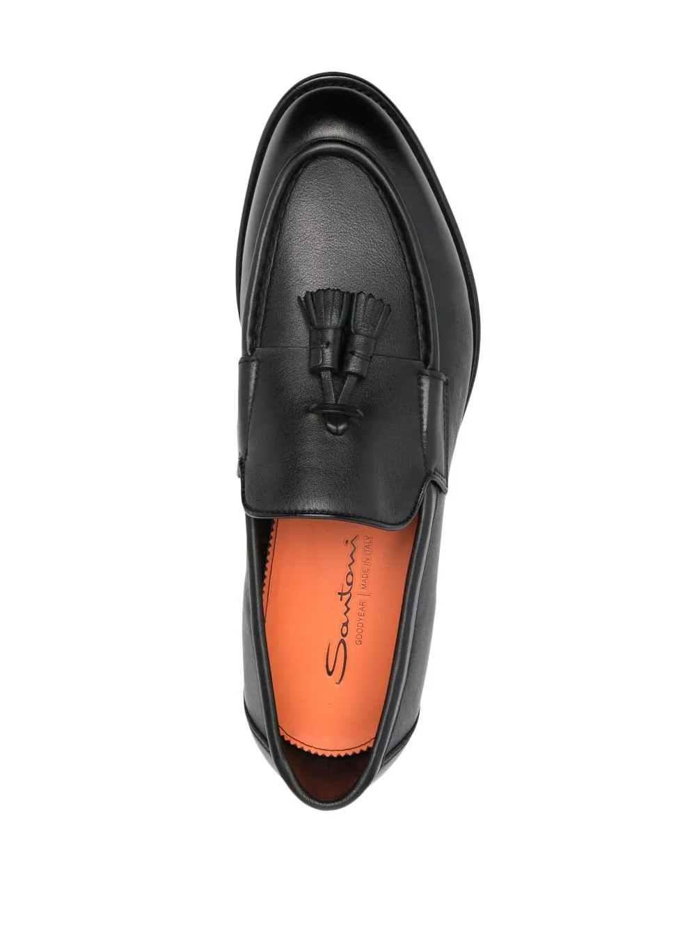 Mocassini grubbs in nero - uomo