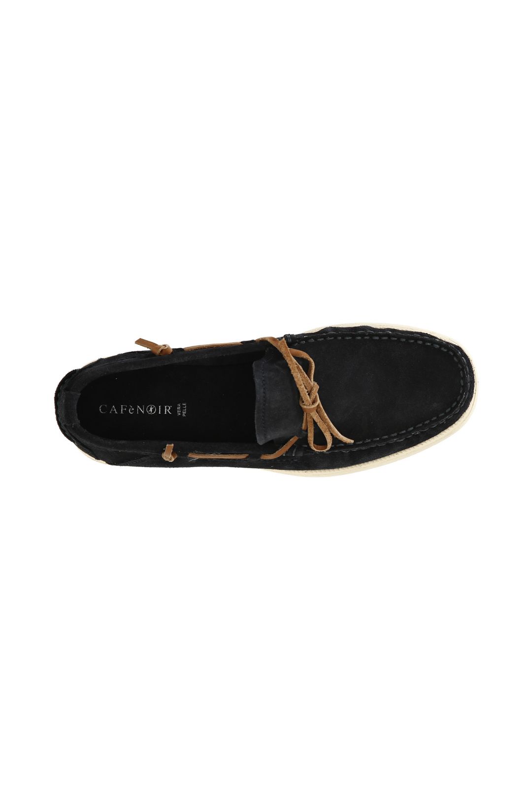 mocassini in pelle scamosciata navy