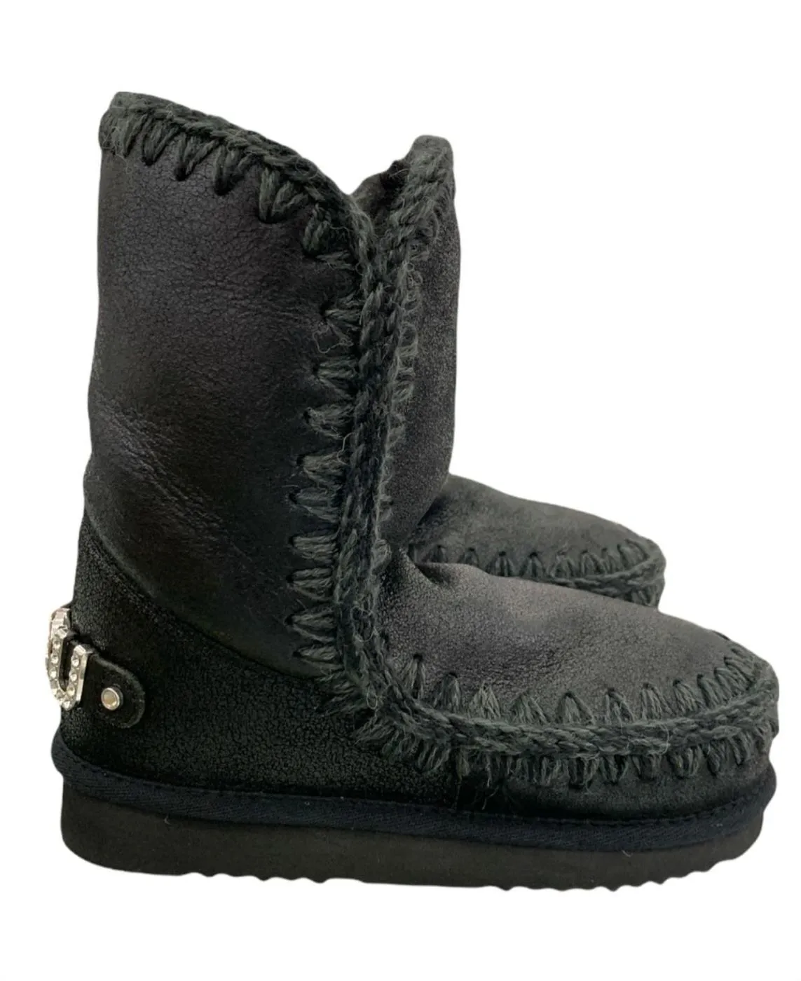 Mou  ---------    ------------ scarpe stivaletto eskimo 24 rhinestones logo non definito