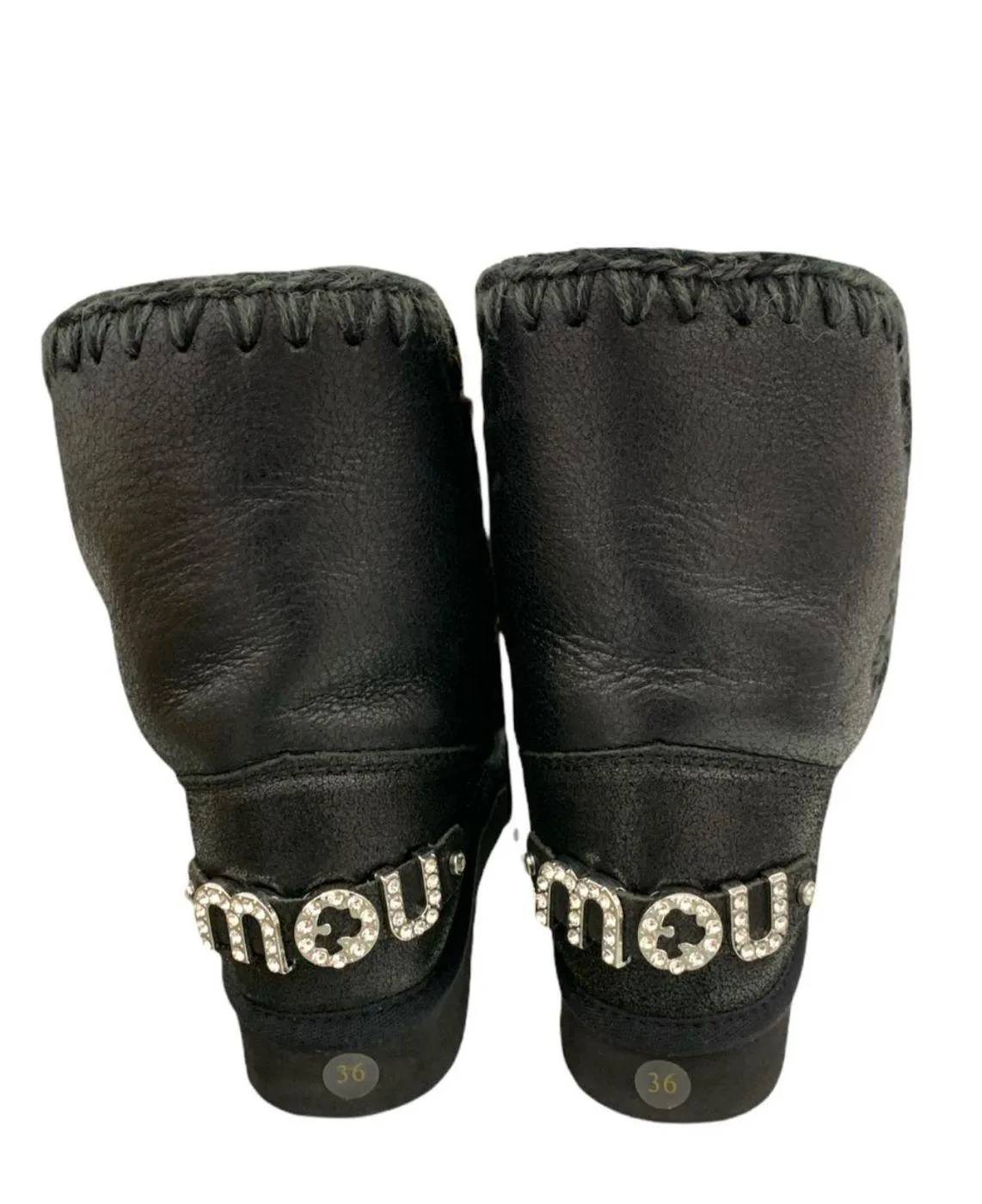 Mou  ---------    ------------ scarpe stivaletto eskimo 24 rhinestones logo non definito