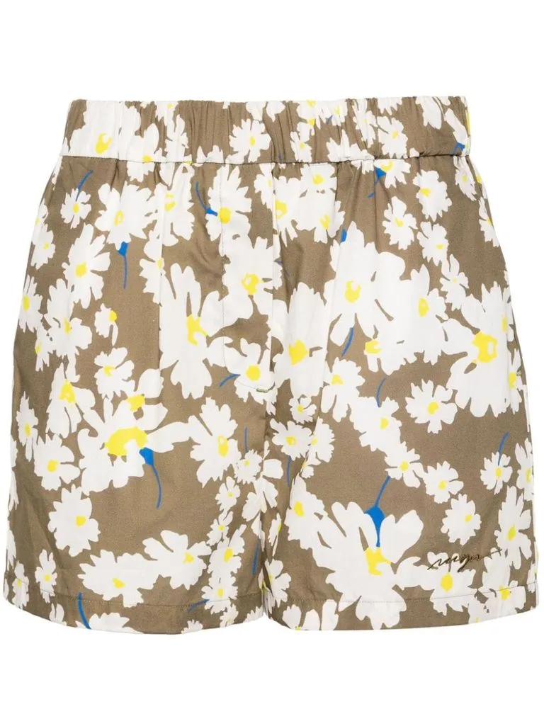 msgm Shorts stampa floreale