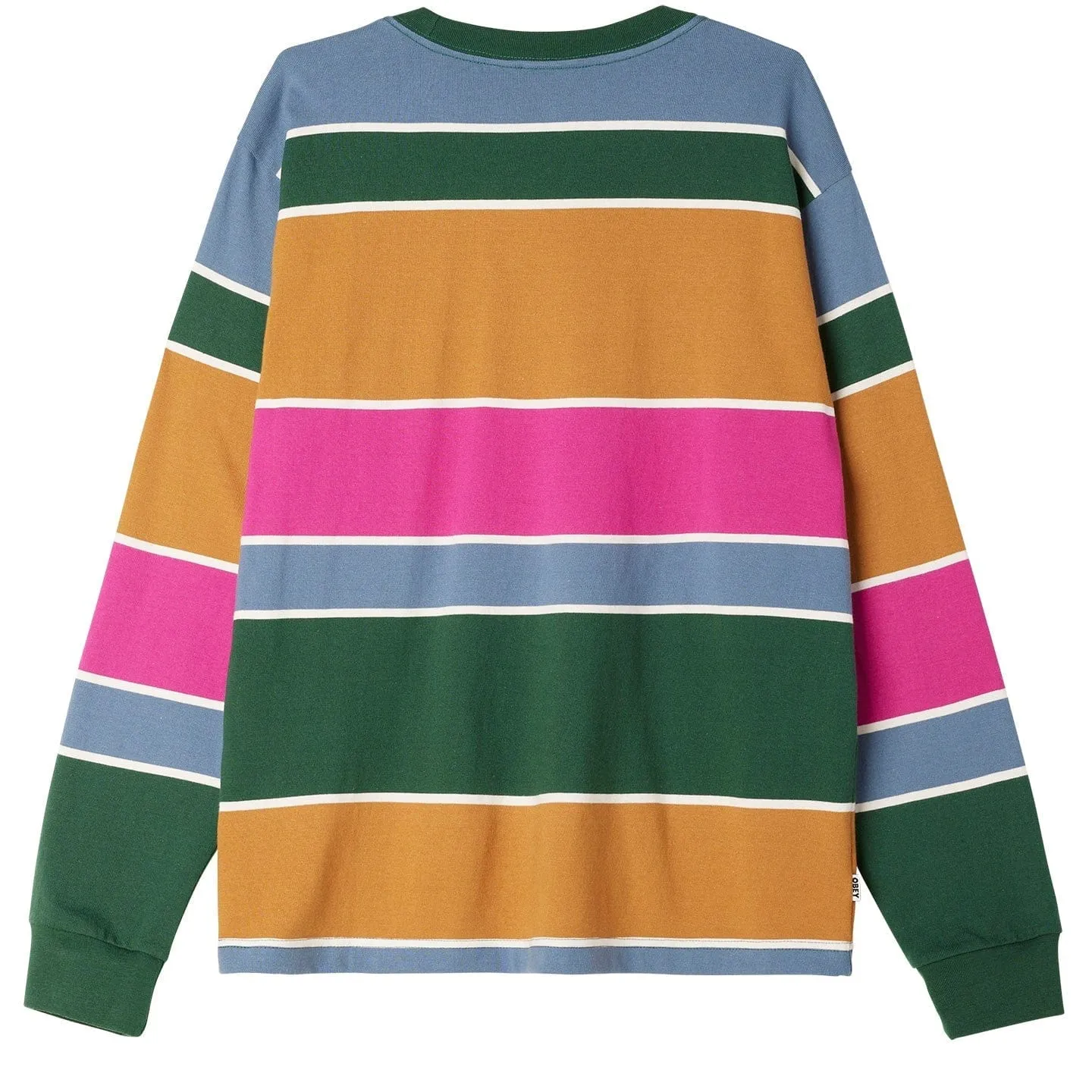 NATIONALE STRIPE TEE LS - DARK CEDAR MULTI