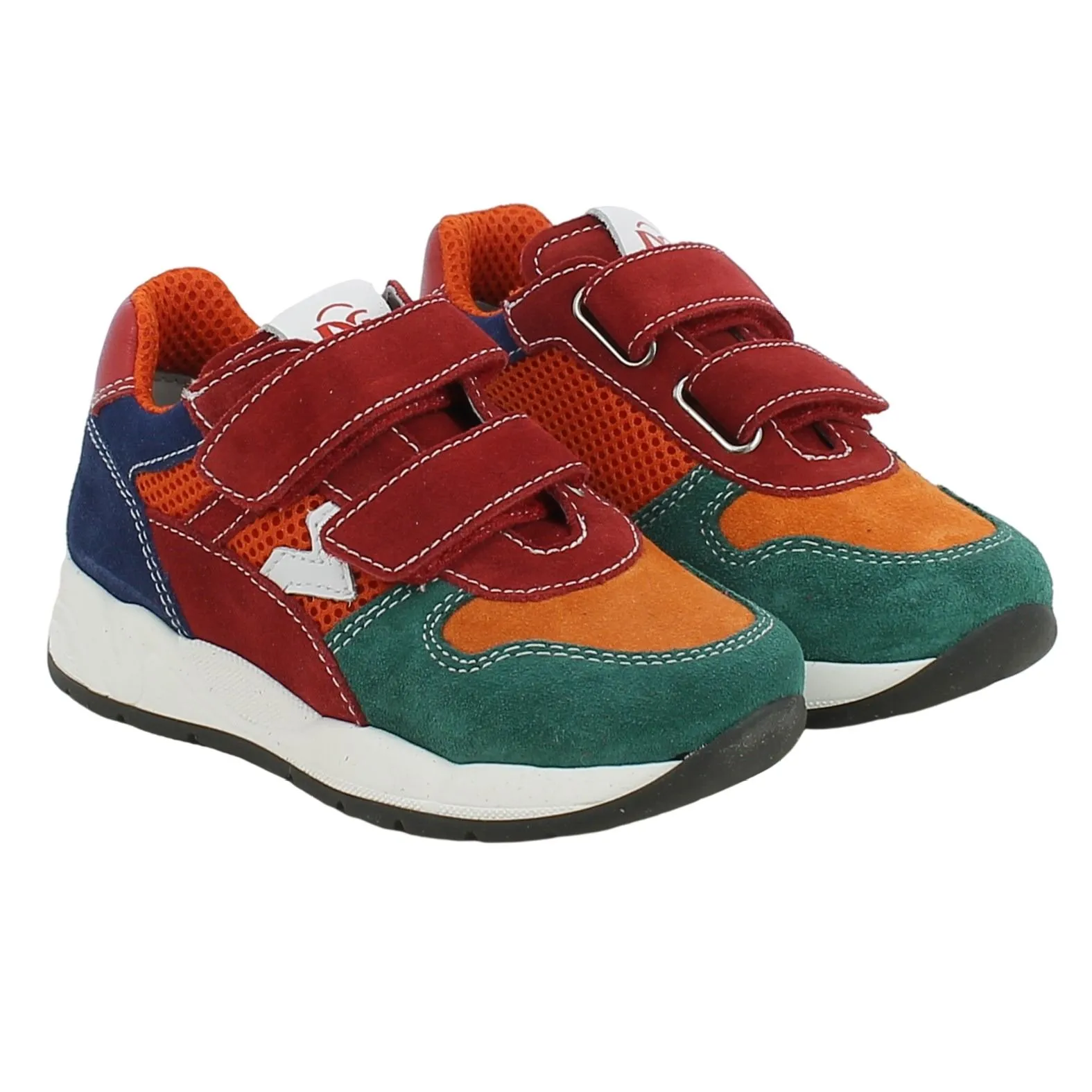 NeroGiardini  Sneaker con strappi in camoscio multicolor 