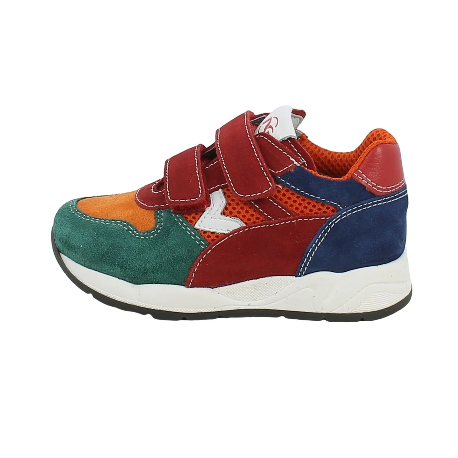 NeroGiardini  Sneaker con strappi in camoscio multicolor 