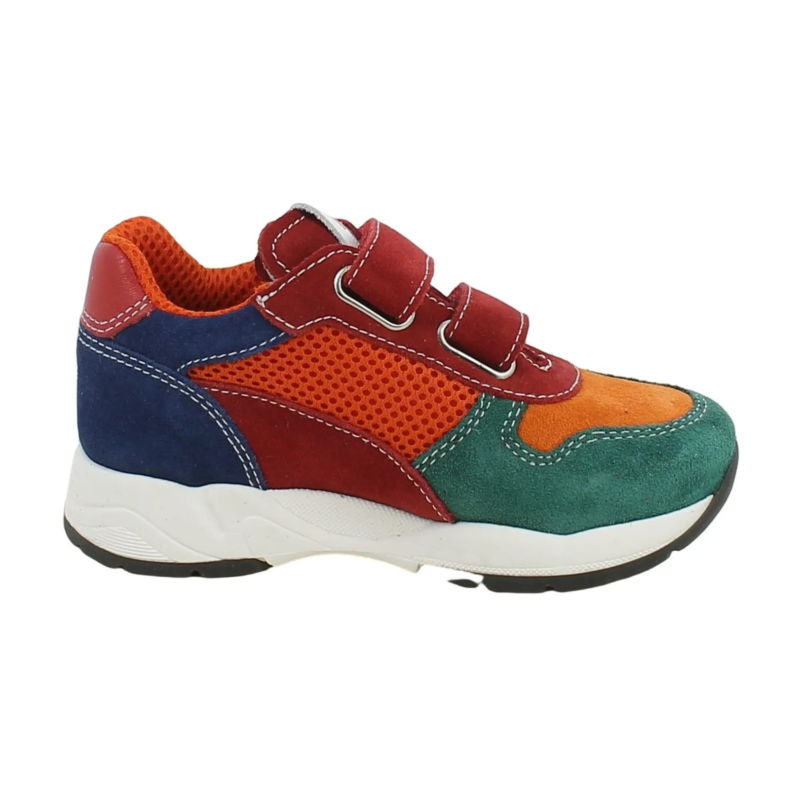 NeroGiardini  Sneaker con strappi in camoscio multicolor 