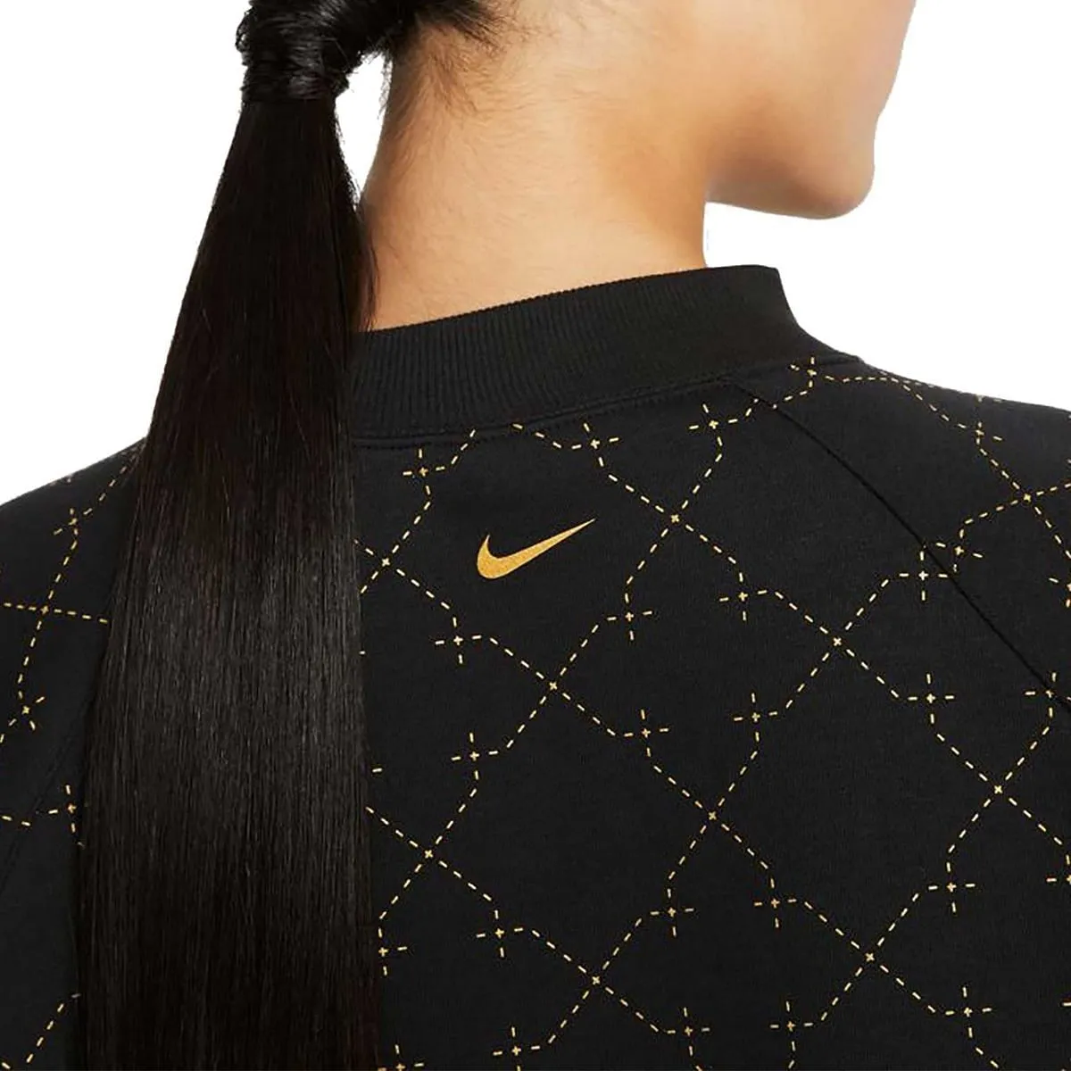      NIKE FELPA GIROCOLLO CROP NOVELTY DONNA  