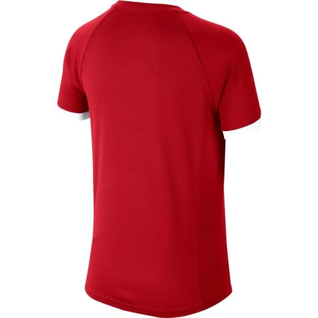Nike T-Shirt Court Dri-FIT Crew Bambino Rosso Bianco