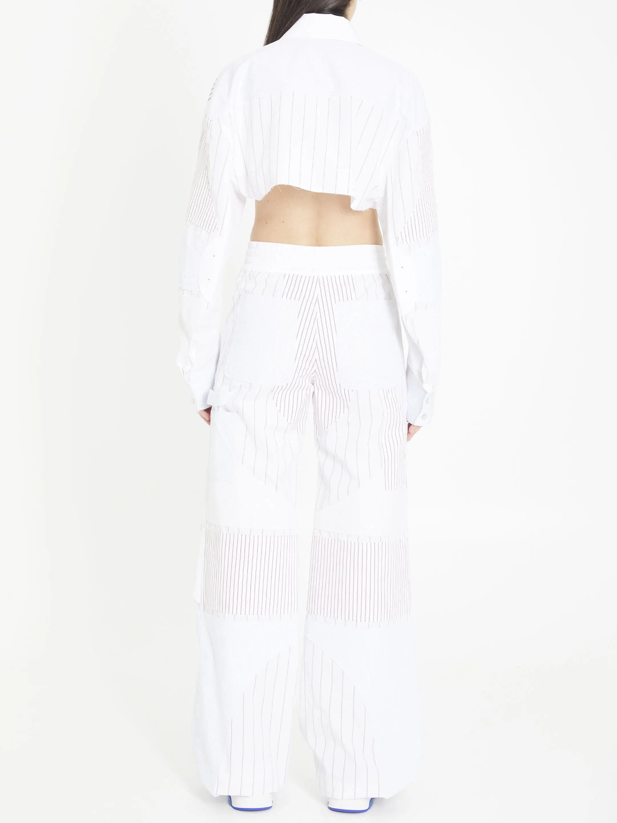 OFF WHITE    Camicia Motorcycle crop