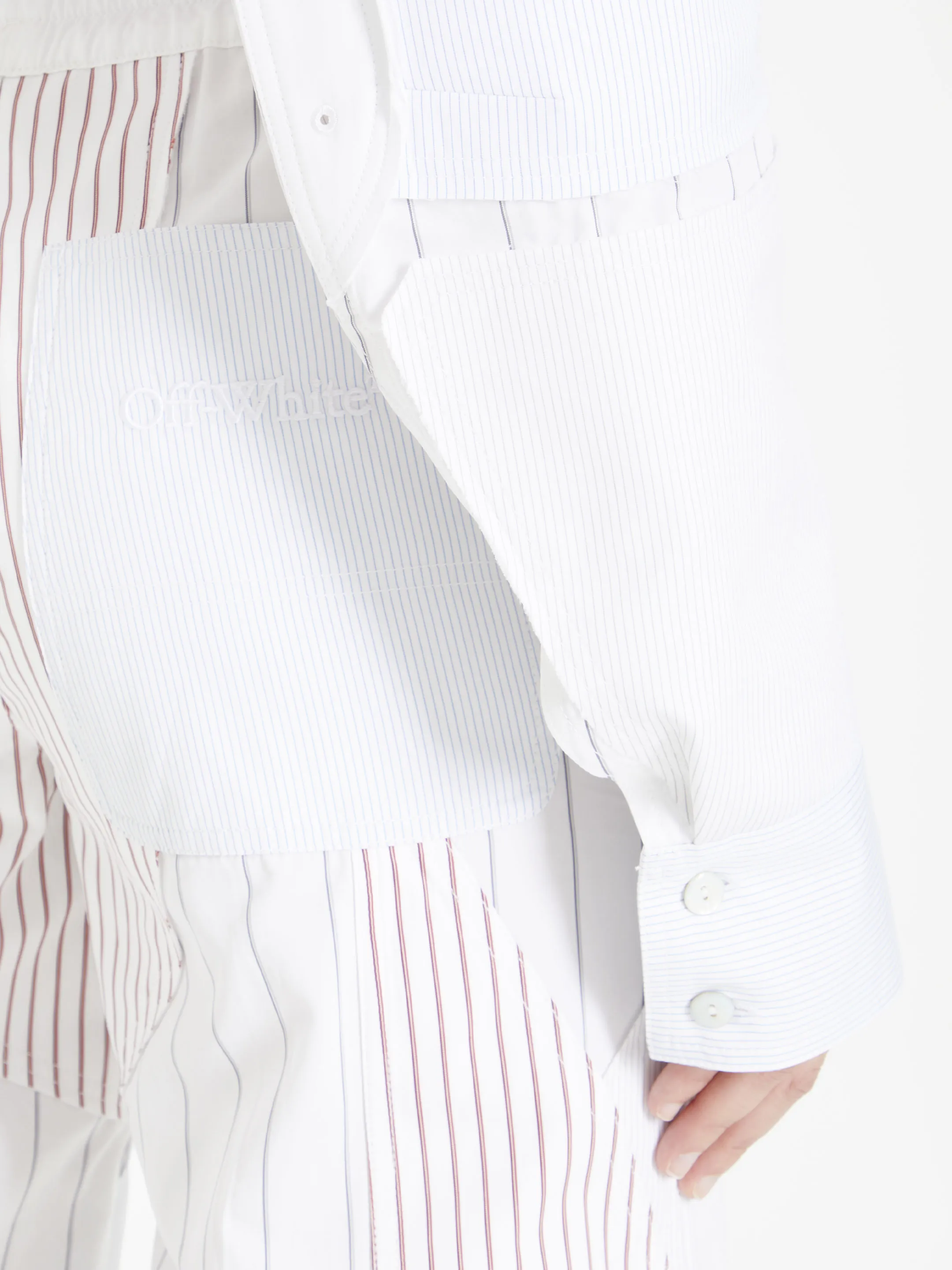 OFF WHITE    Camicia Motorcycle crop