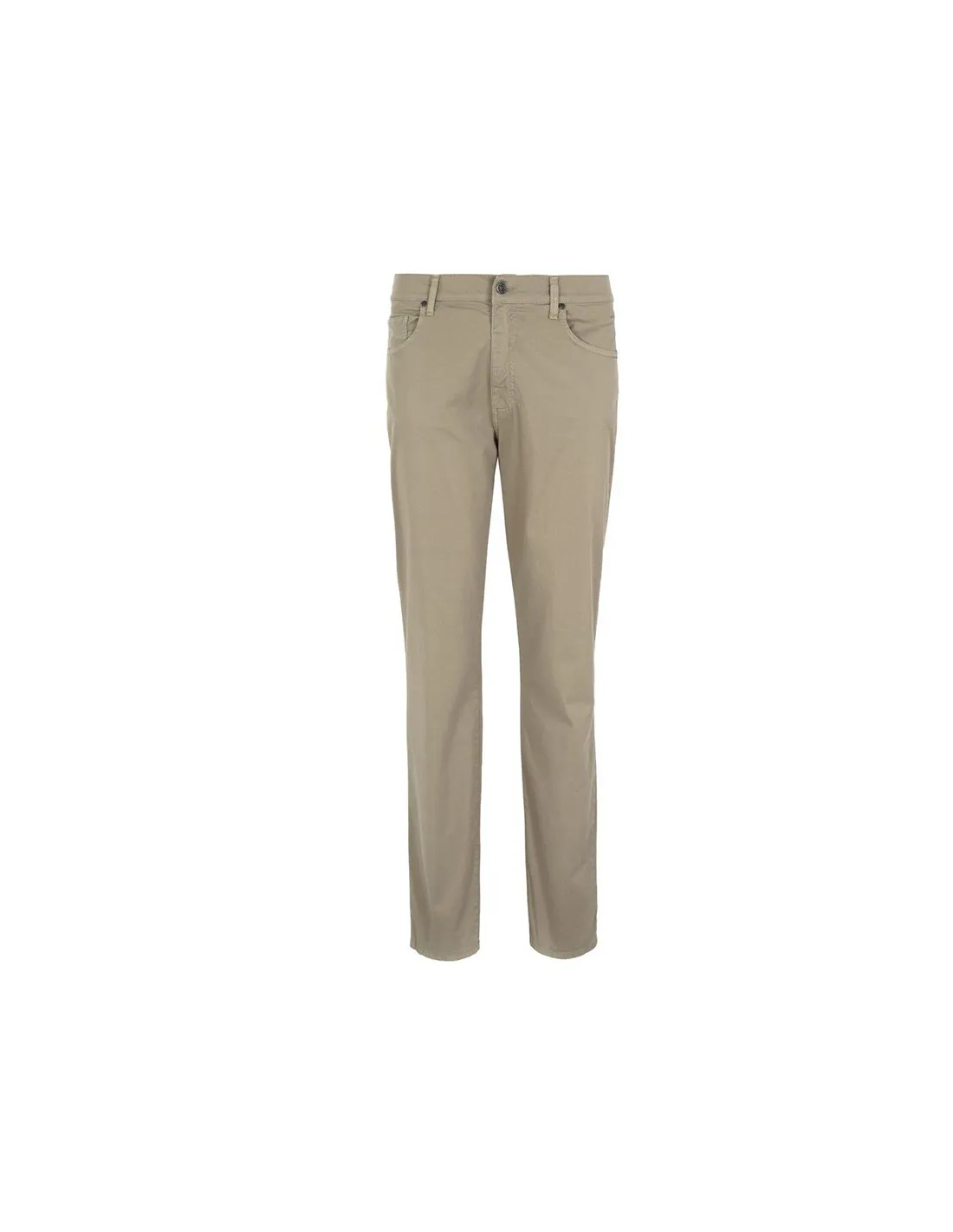 Pantalone in cotone 5 tasche Jeans Beige mod treviglio
