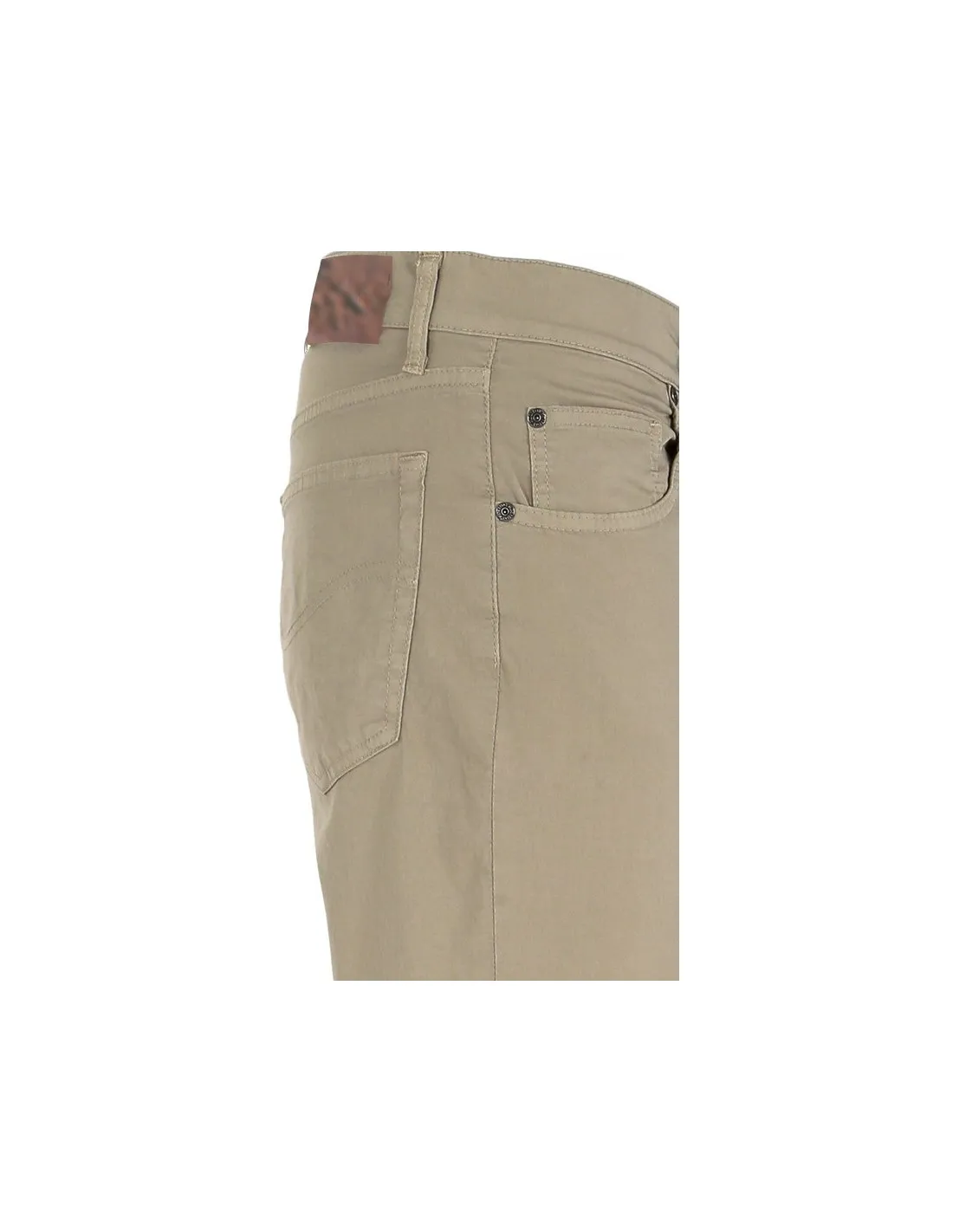 Pantalone in cotone 5 tasche Jeans Beige mod treviglio