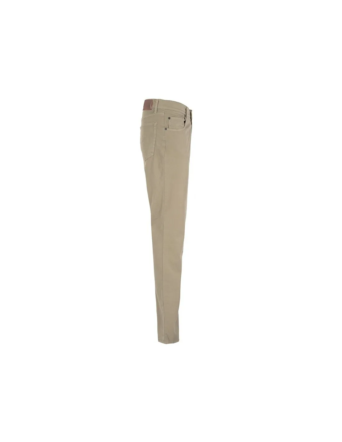 Pantalone in cotone 5 tasche Jeans Beige mod treviglio