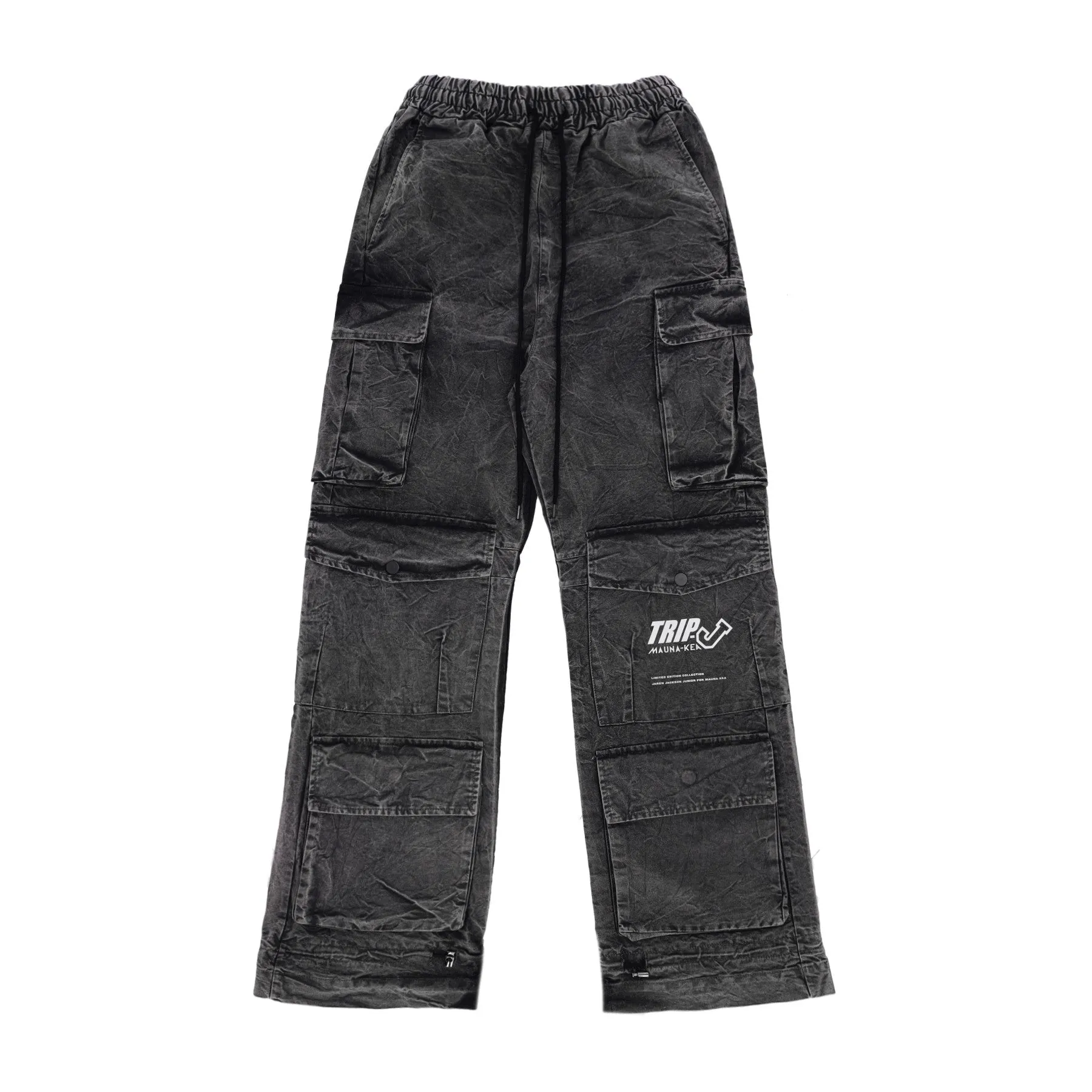 Pantalone Lungo Uomo Over Cargo Pants X Triple J Black Heather