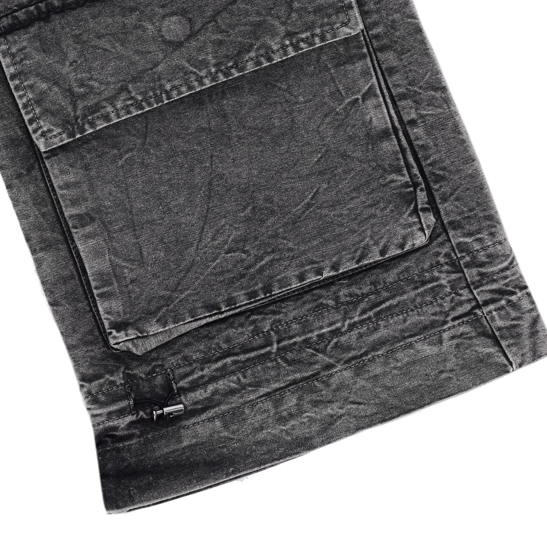 Pantalone Lungo Uomo Over Cargo Pants X Triple J Black Heather