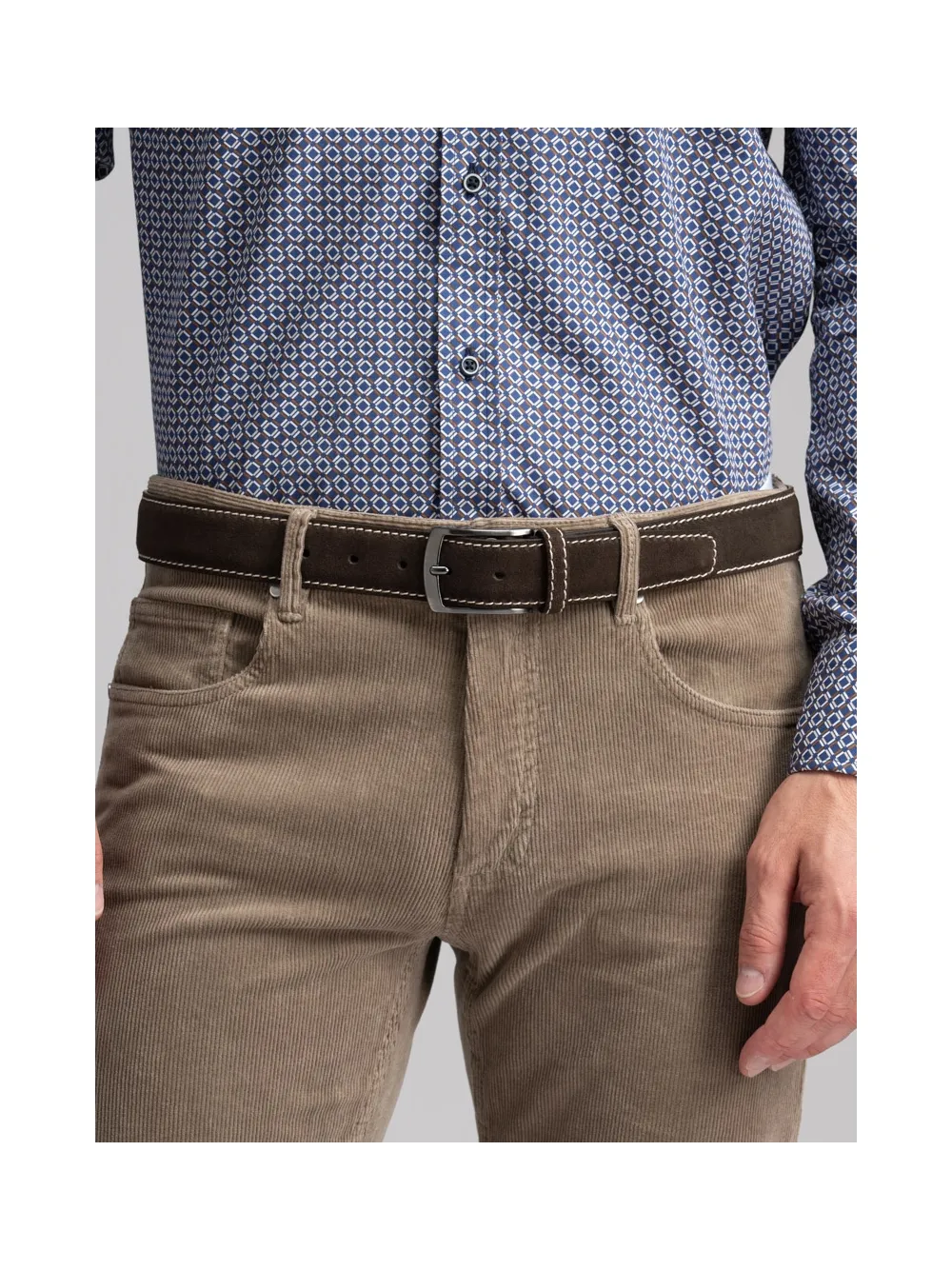 Pantalone uomo cinque tasche in velluto 500 righe