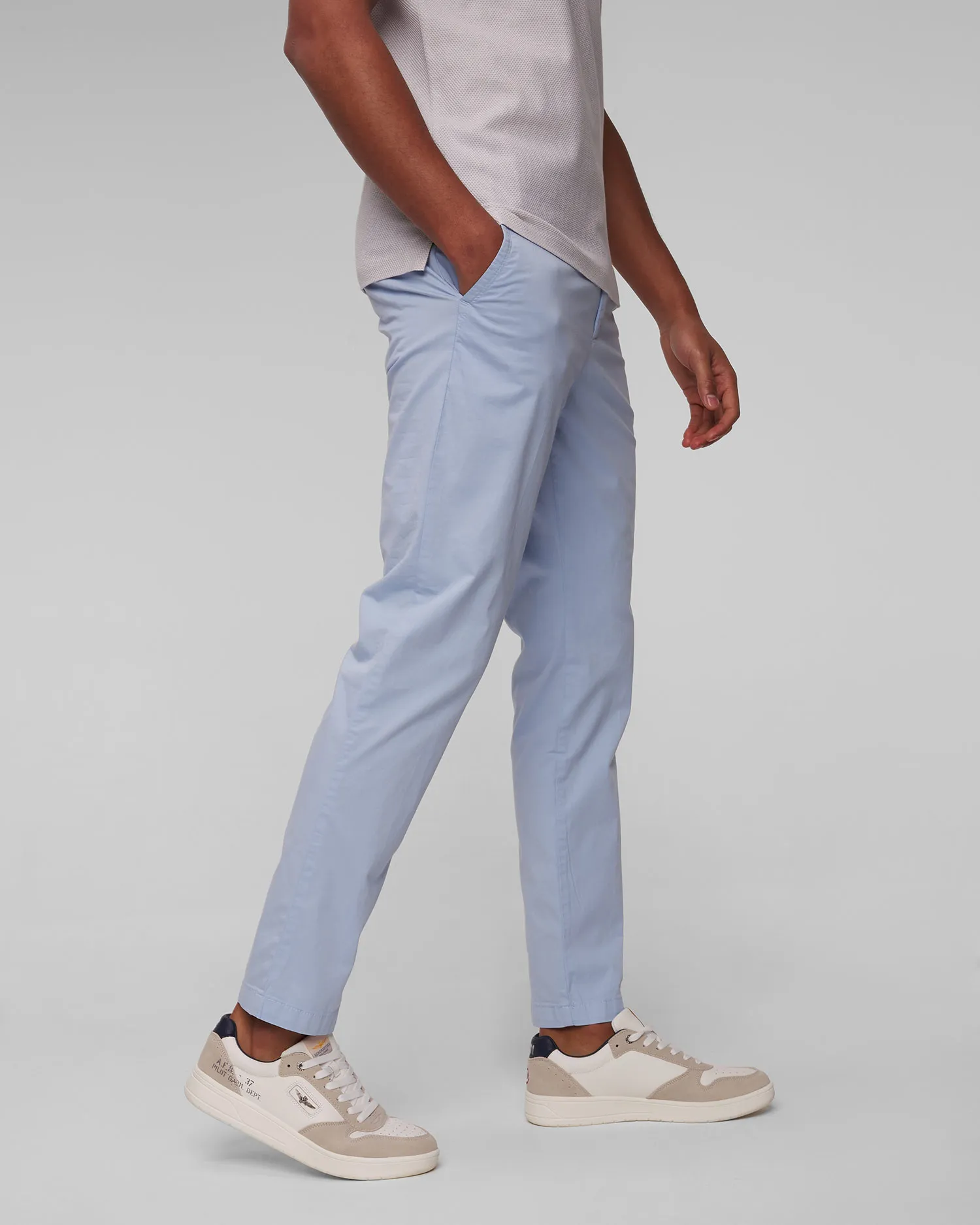 Pantaloni azzurri da uomo Hugo Boss Kaiton 50505392-450