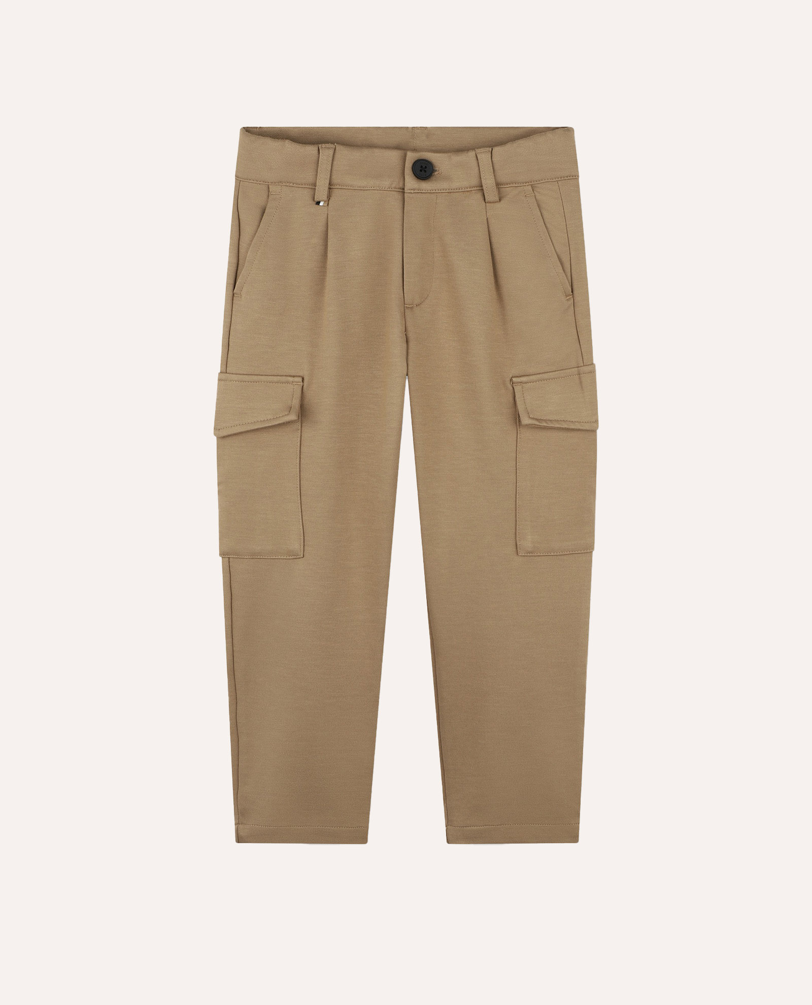 Pantaloni cargo Boss in piquè elasticizzato per bambini