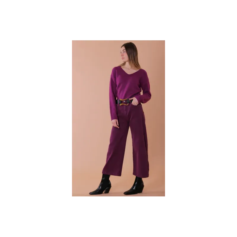 Pantaloni donna mimi mua Prugna