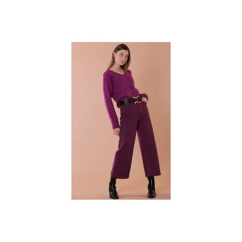 Pantaloni donna mimi mua Prugna